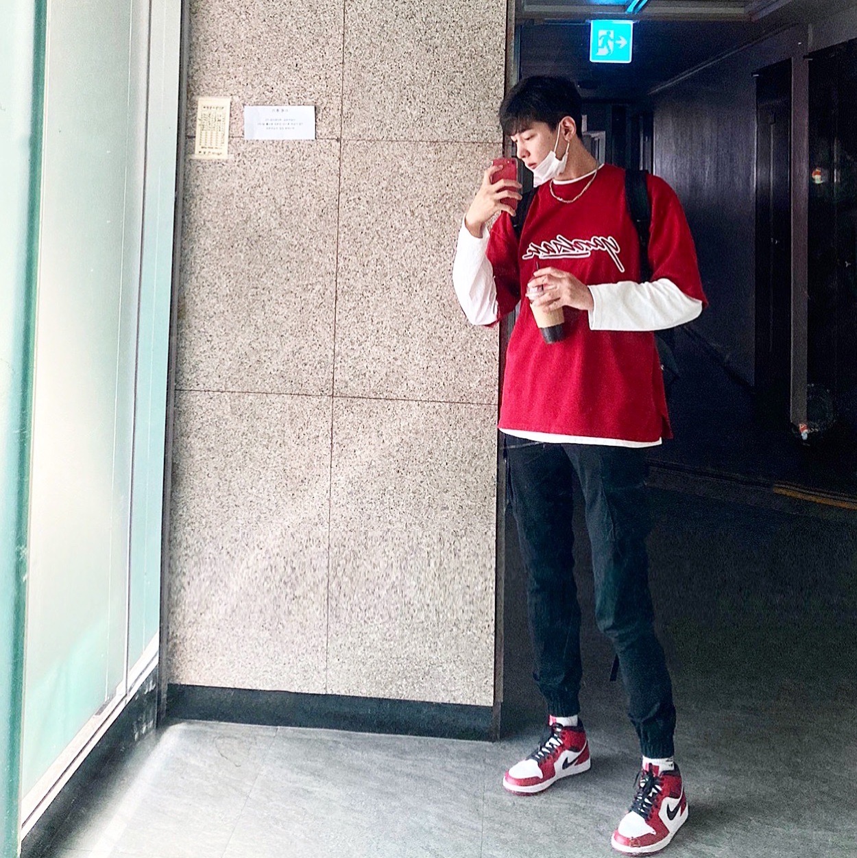 Jordan 1 Mid Chicago 2020 착용 스타일