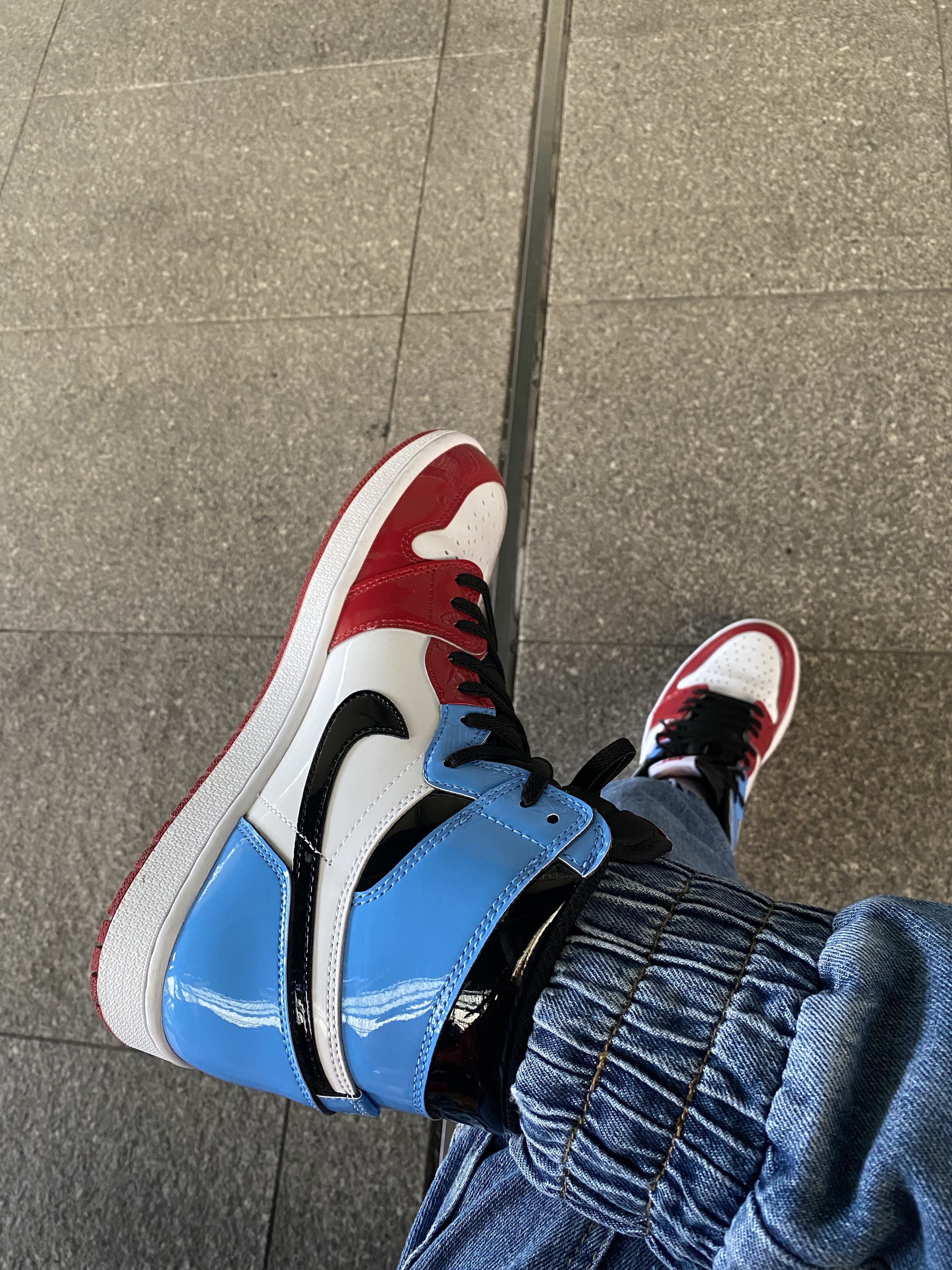 Jordan 1 Retro High Fearless UNC Chicago 착용 스타일