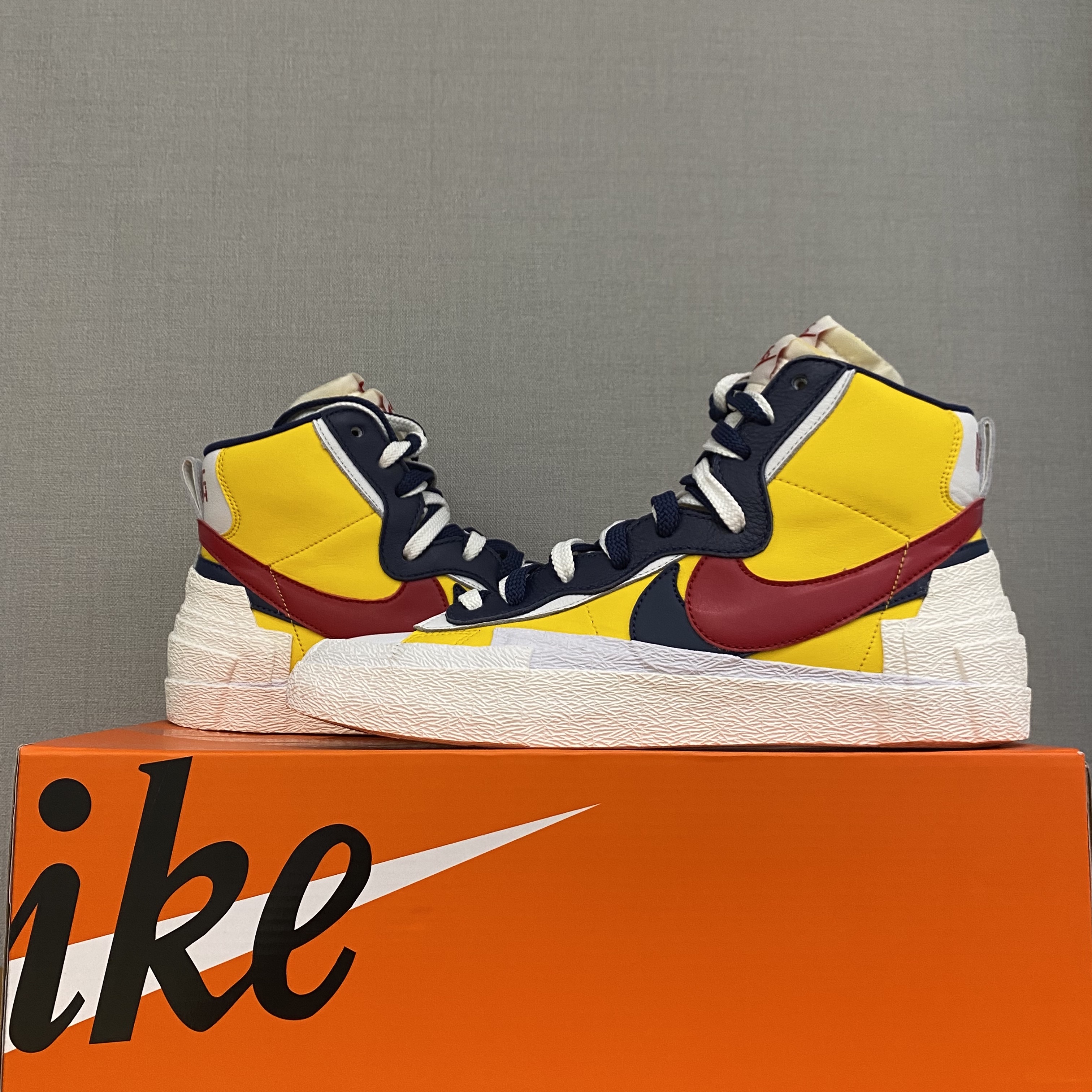 Nike x Sacai Blazer Mid Snow Beach 착용 스타일