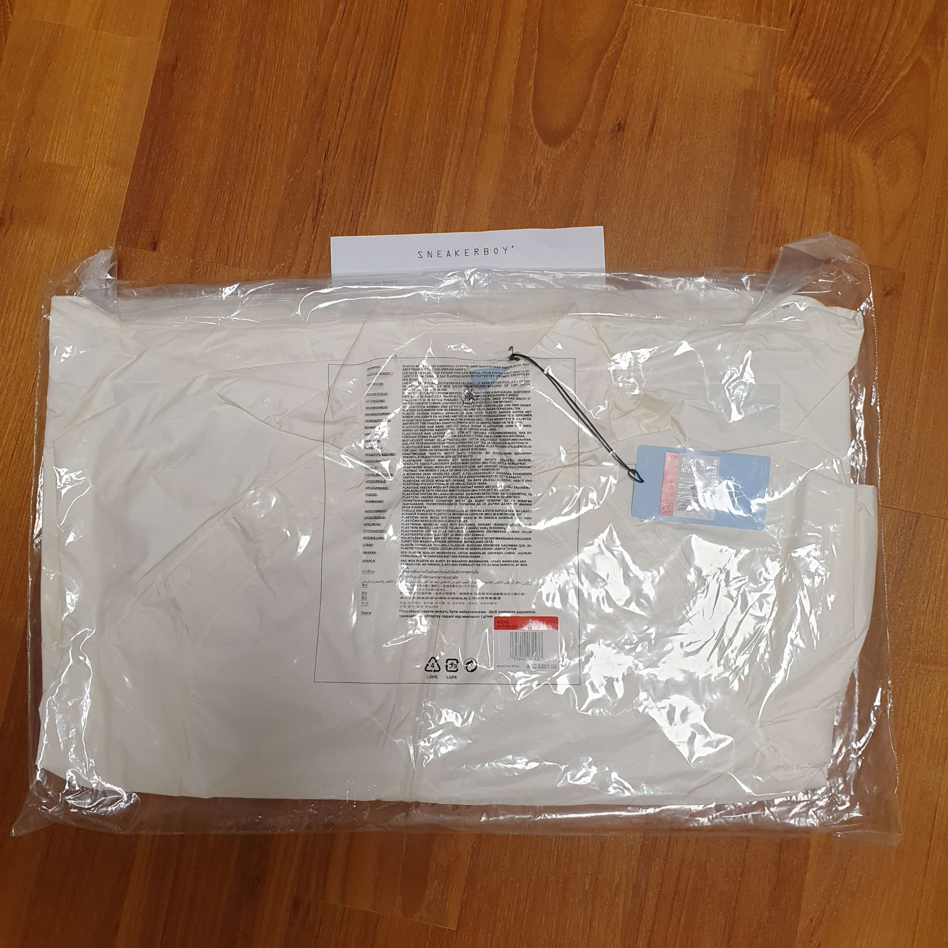 Nike x Drake Nocta Golf Track Jacket Sail - US/EU 착용 스타일