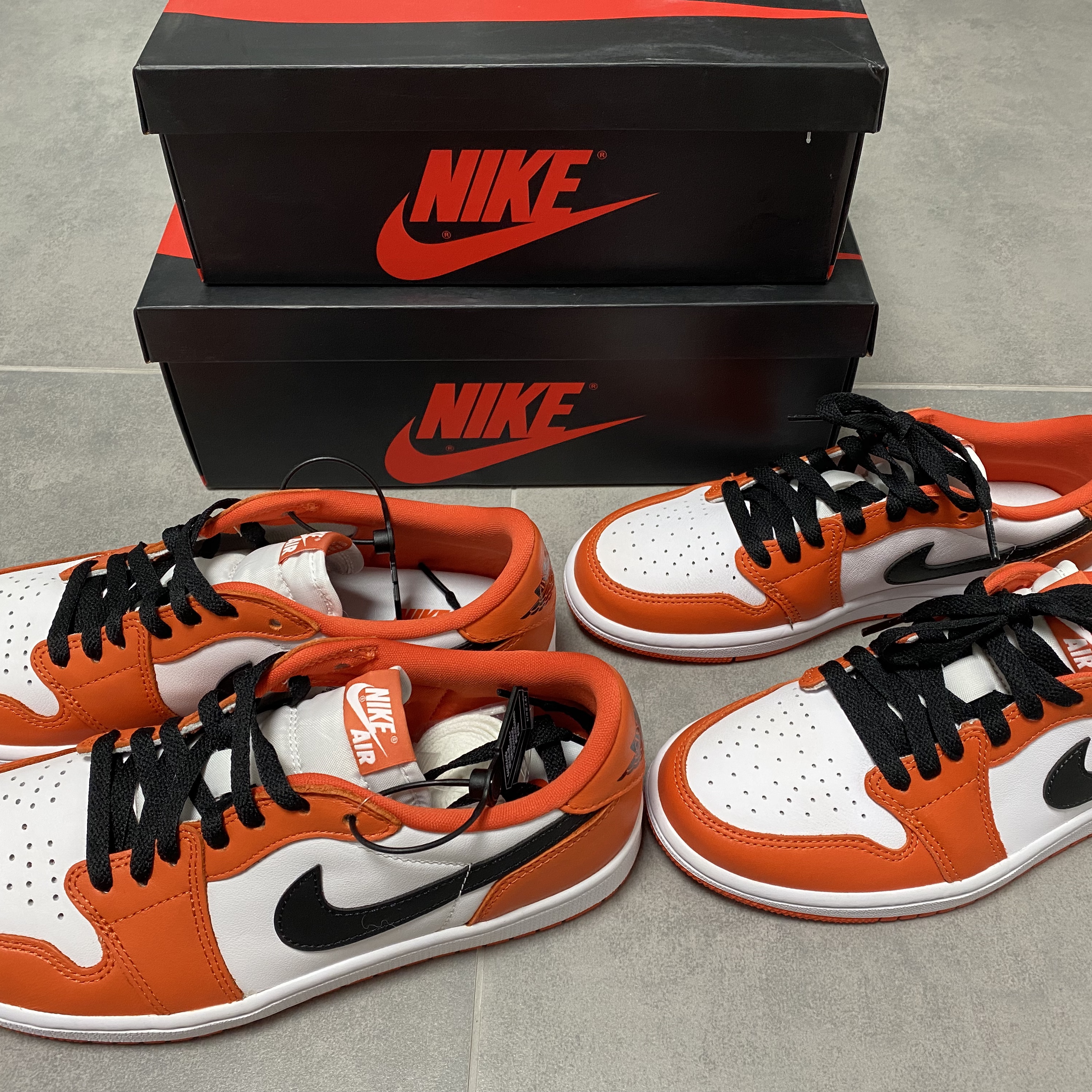 Jordan 1 Low OG Starfish, (W) Jordan 1 Low OG Starfish 착용 스타일 - 1