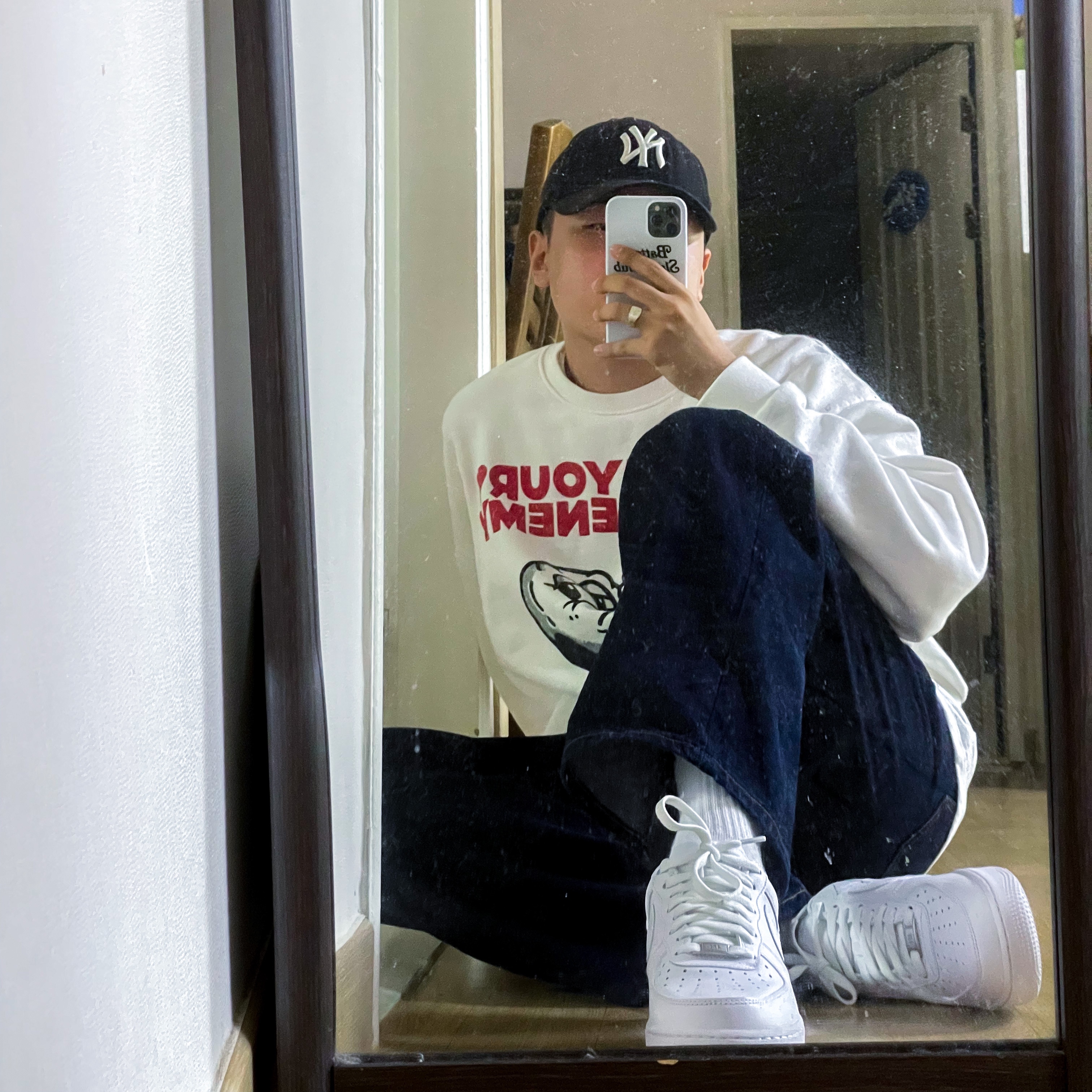 Nike Air Force 1 '07 Low White 착용 스타일
