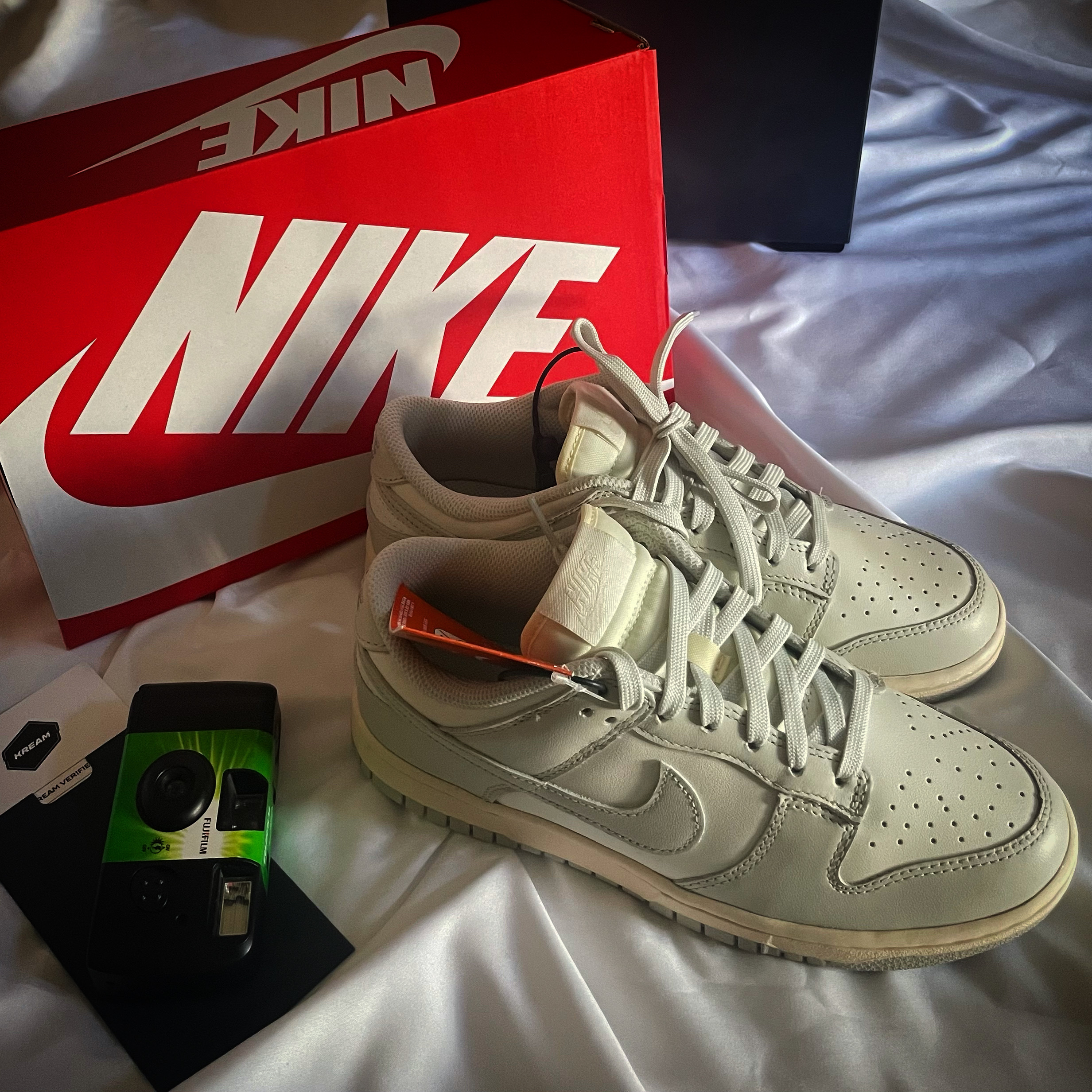 (W) Nike Dunk Low Light Bone 착용 스타일
