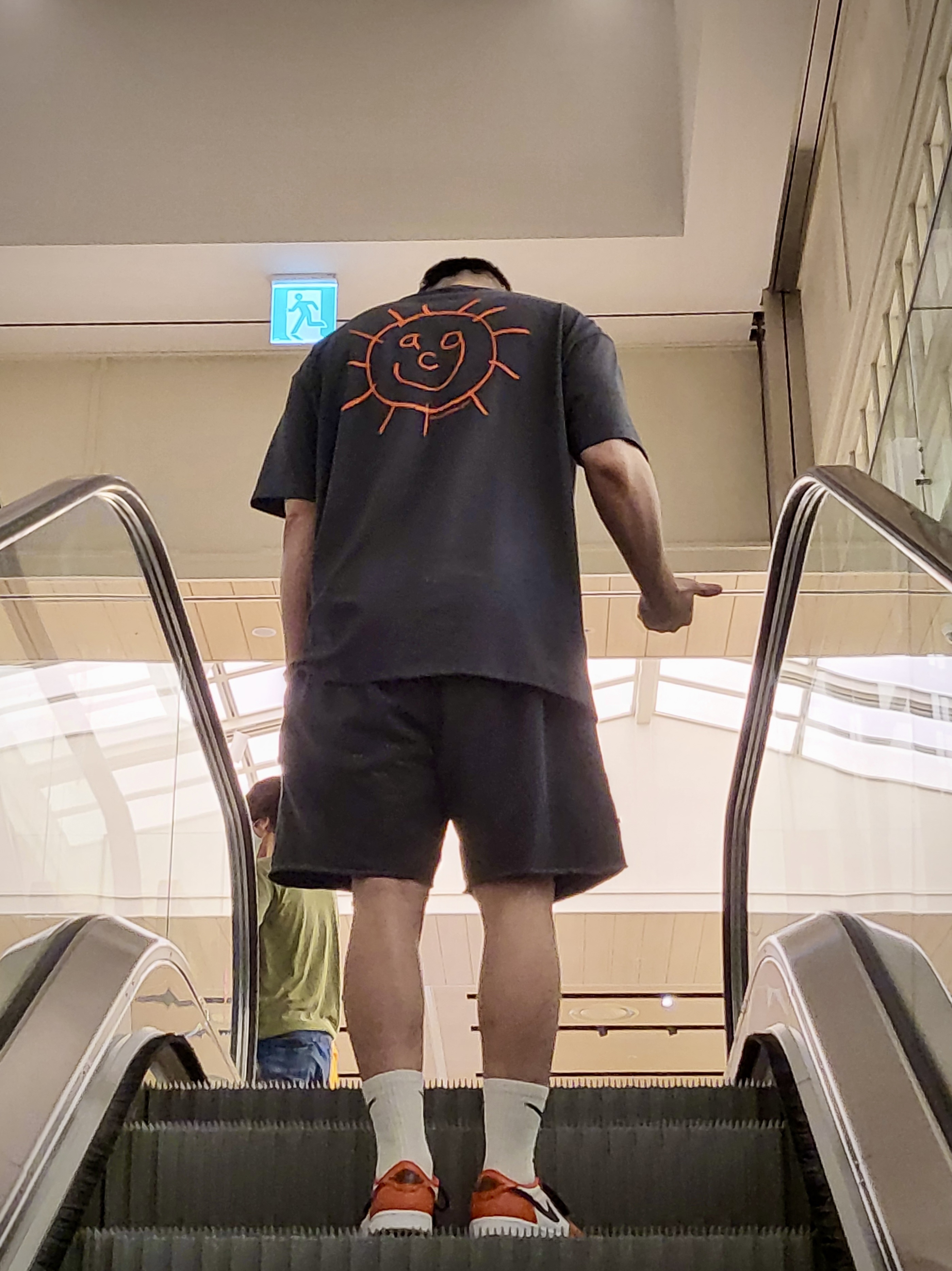 Nike ACG Sunshine T-Shirt Dark Smoke Grey - US/EU, Jordan 1 Low OG Starfish 착용 스타일