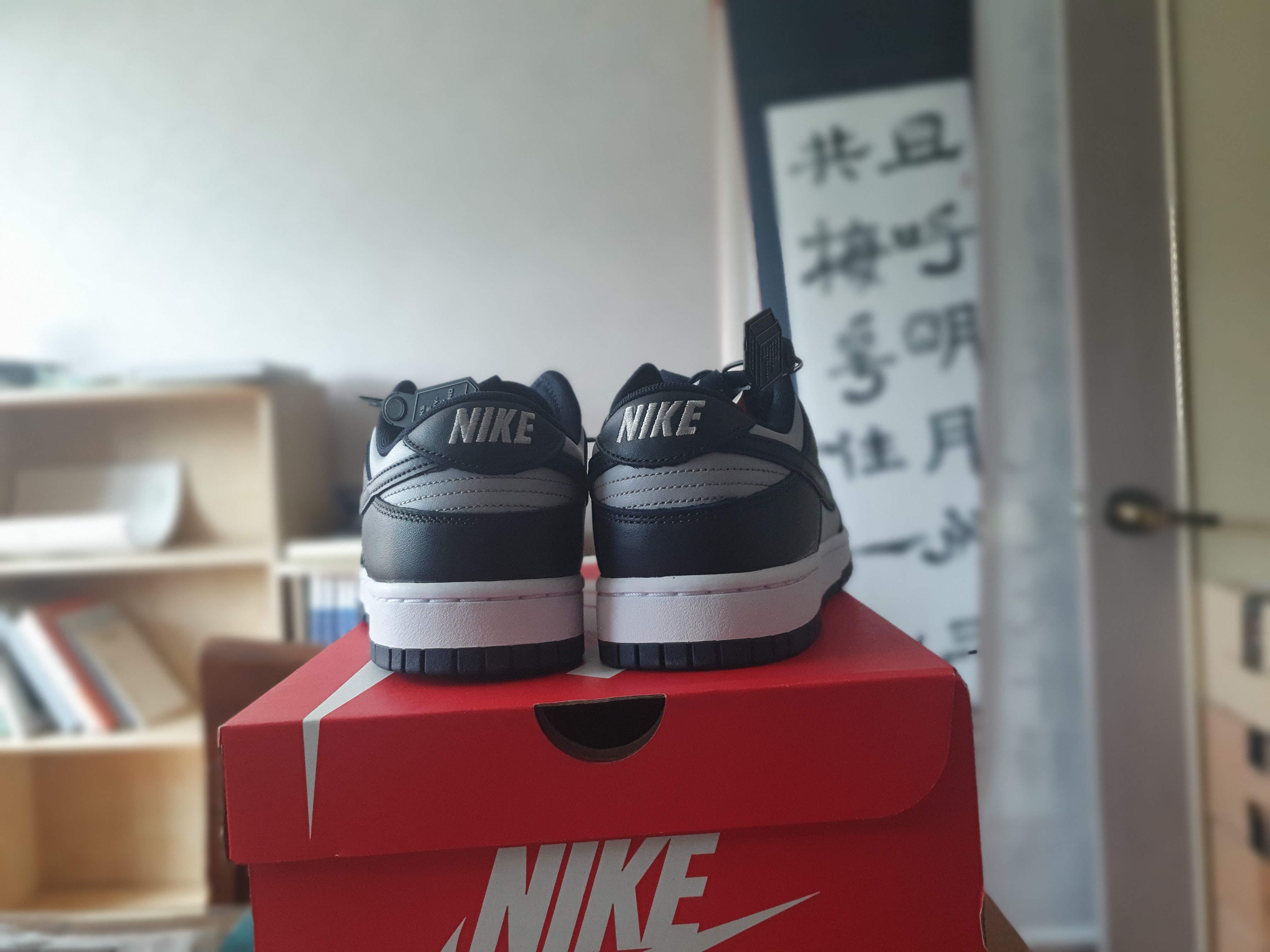 Nike Dunk Low Retro Championship Grey 착용 스타일 - 3