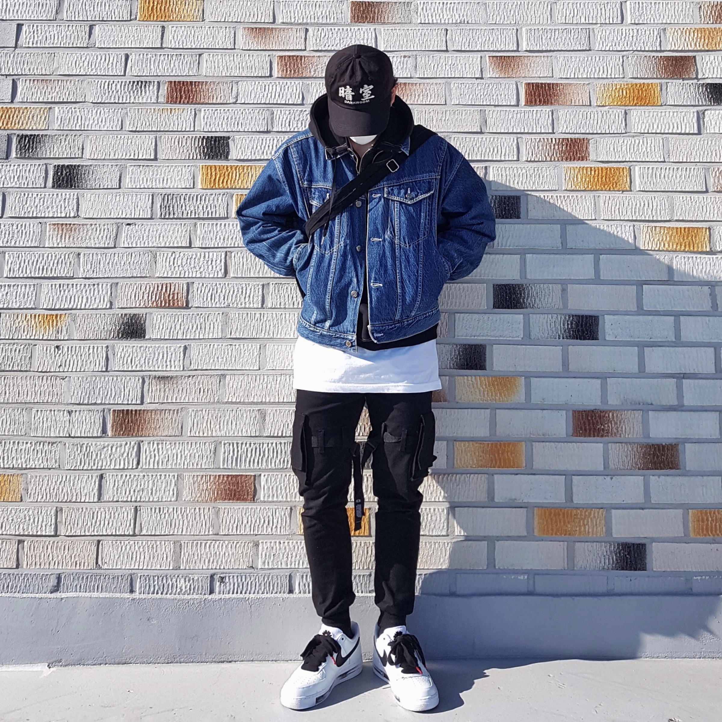 Nike x Peaceminusone Air Force 1 Low Para-Noise 2.0 착용 스타일