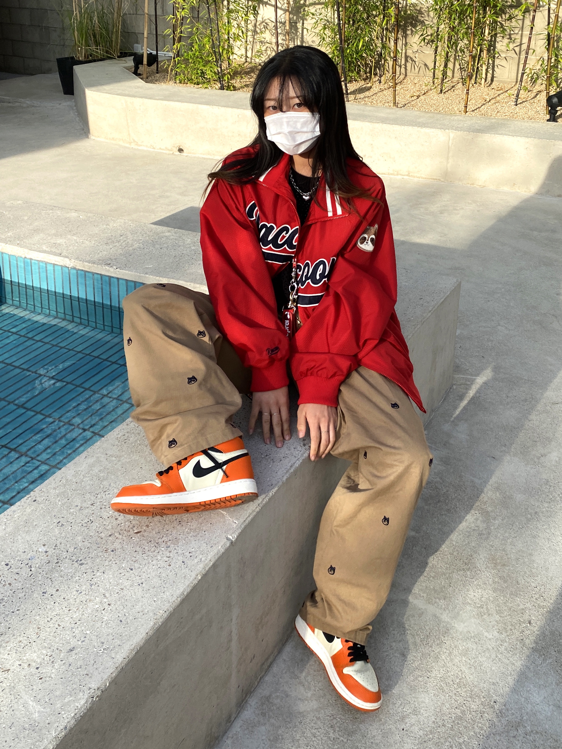 Jordan 1 Retro High OG Reverse Shattered Backboard, (GS) Jordan 1 Retro High OG Reverse Shattered Backboard 착용 스타일 - 2