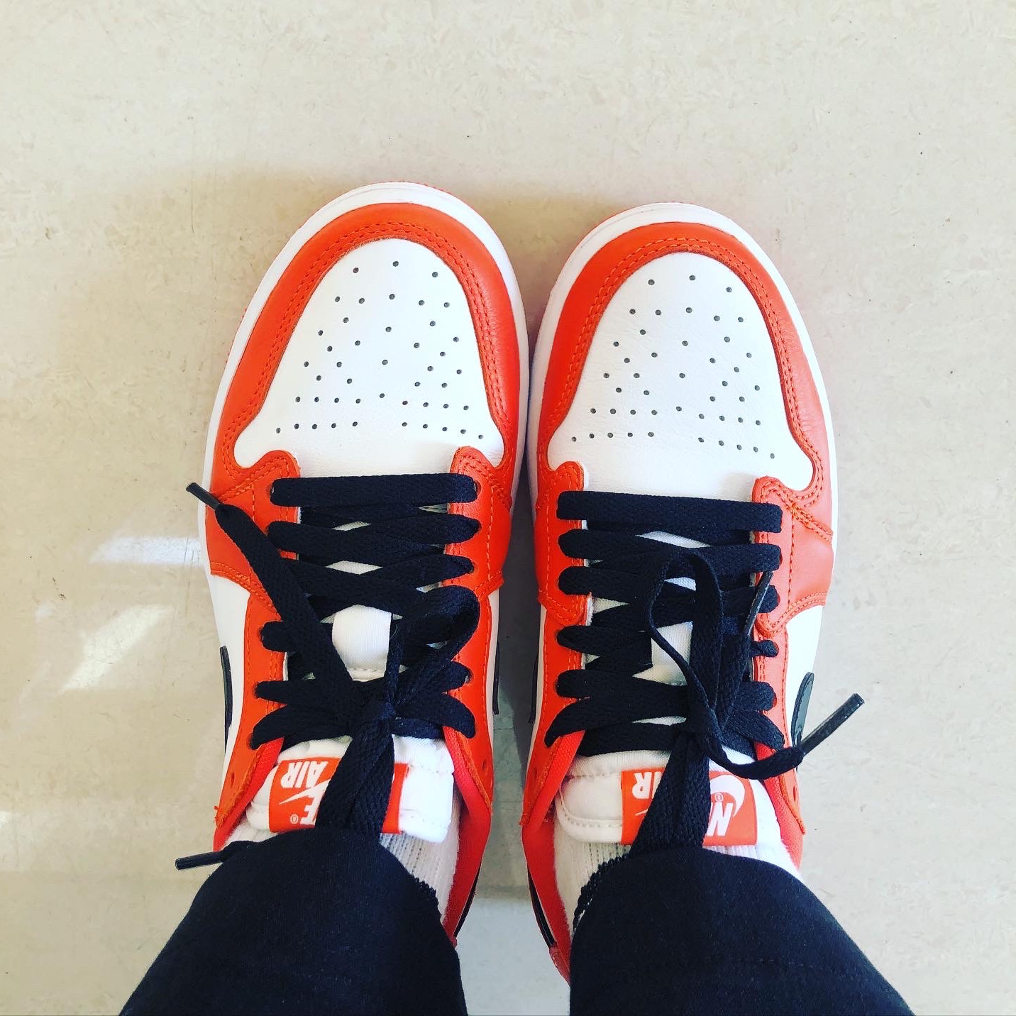 (W) Jordan 1 Low OG Starfish 착용 스타일 - 4