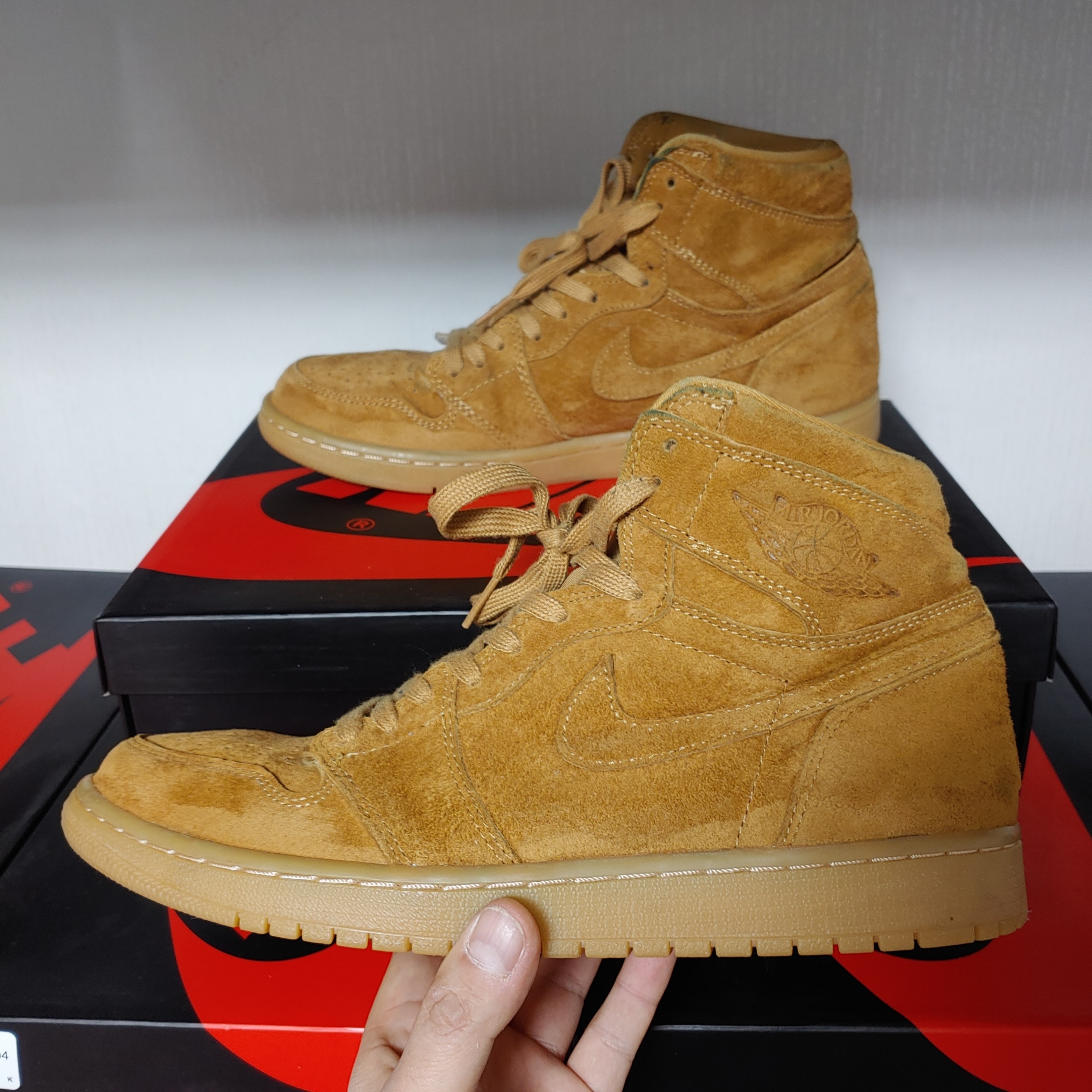 Jordan 1 Retro High Wheat 착용 스타일 - 2