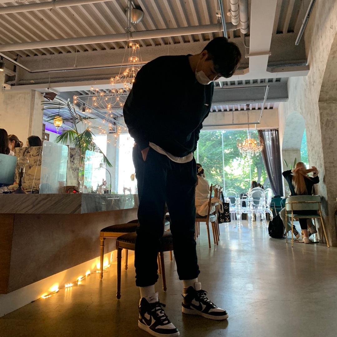 Nike x Ambush Dunk High Black 착용 스타일