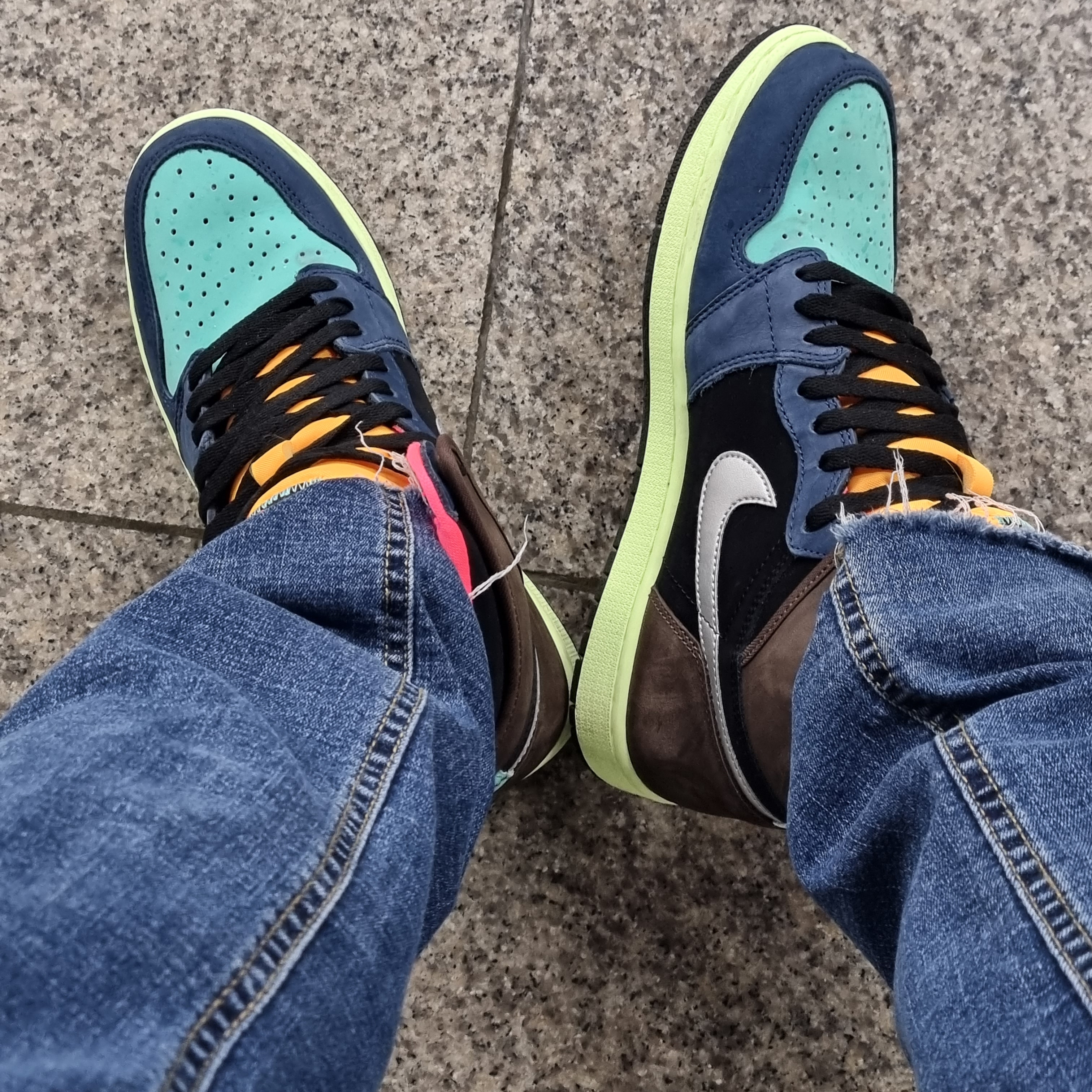 Jordan 1 Retro High Baroque Brown 착용 스타일