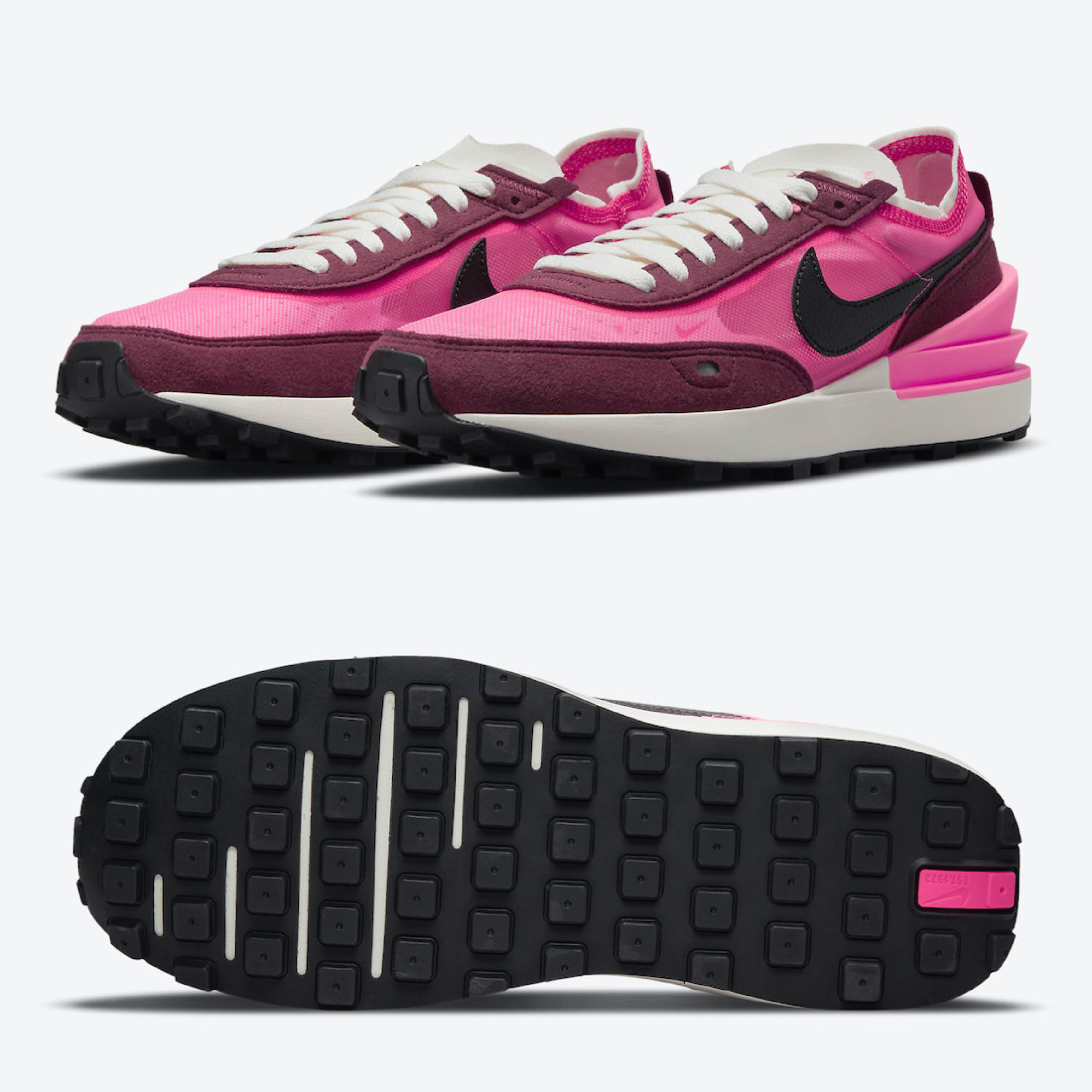 Nike Waffle One Active Fuchsia 착용 스타일 - 2
