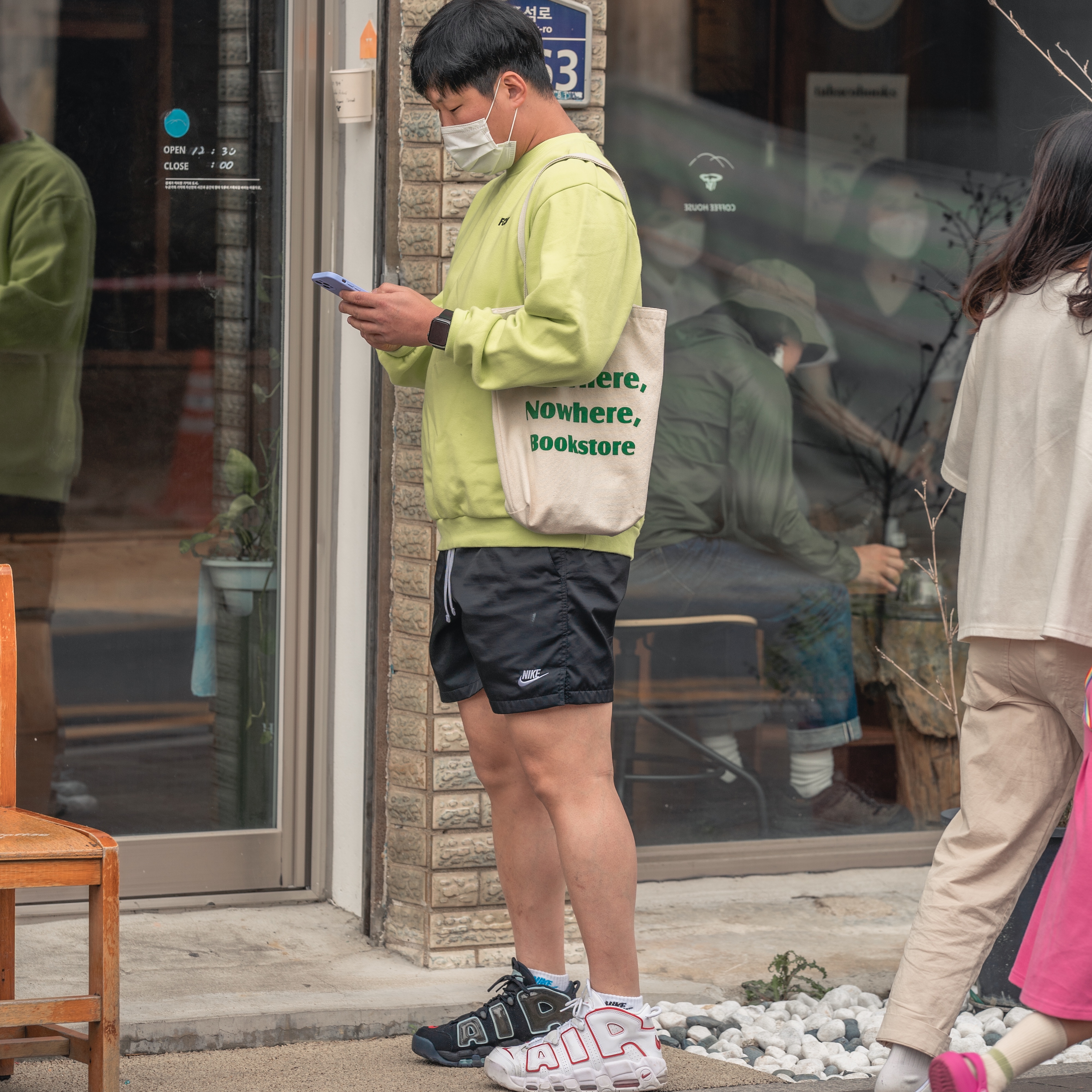 Nike Air More Uptempo White Varsity Red 2018, Nike Air More Uptempo 96 Maximum Volume 착용 스타일