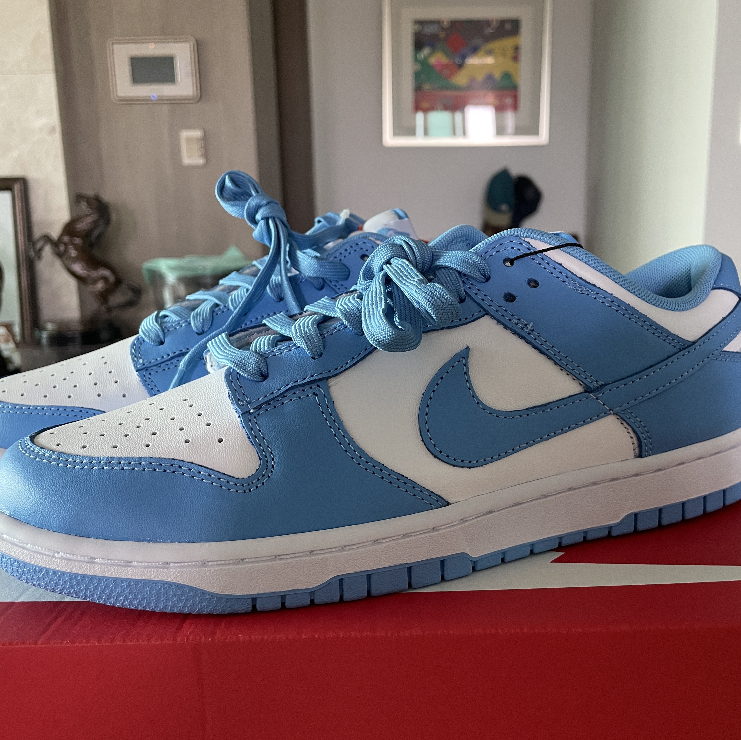 Nike Dunk Low Retro University Blue 착용 스타일