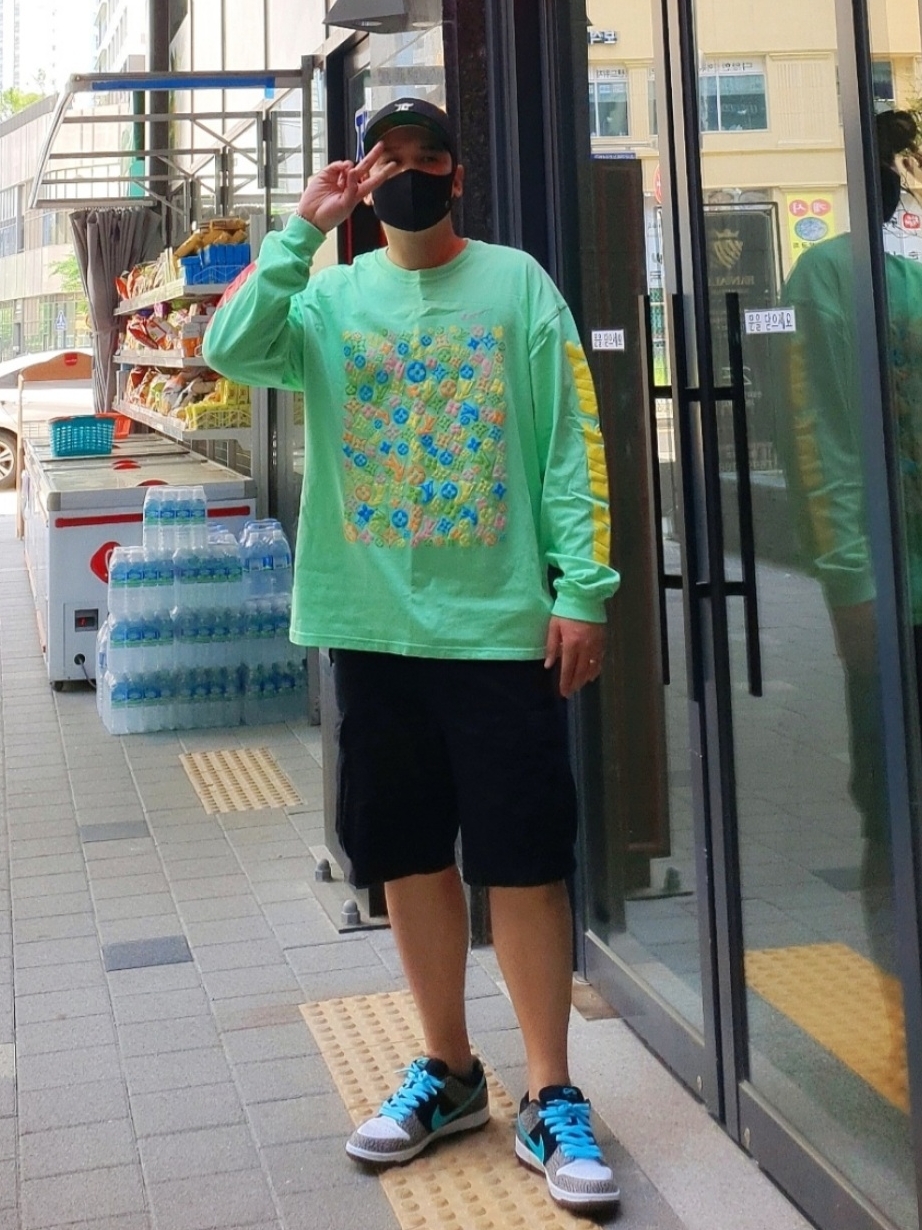Nike SB Dunk Low Pro Clear Jade 착용 스타일 - 1