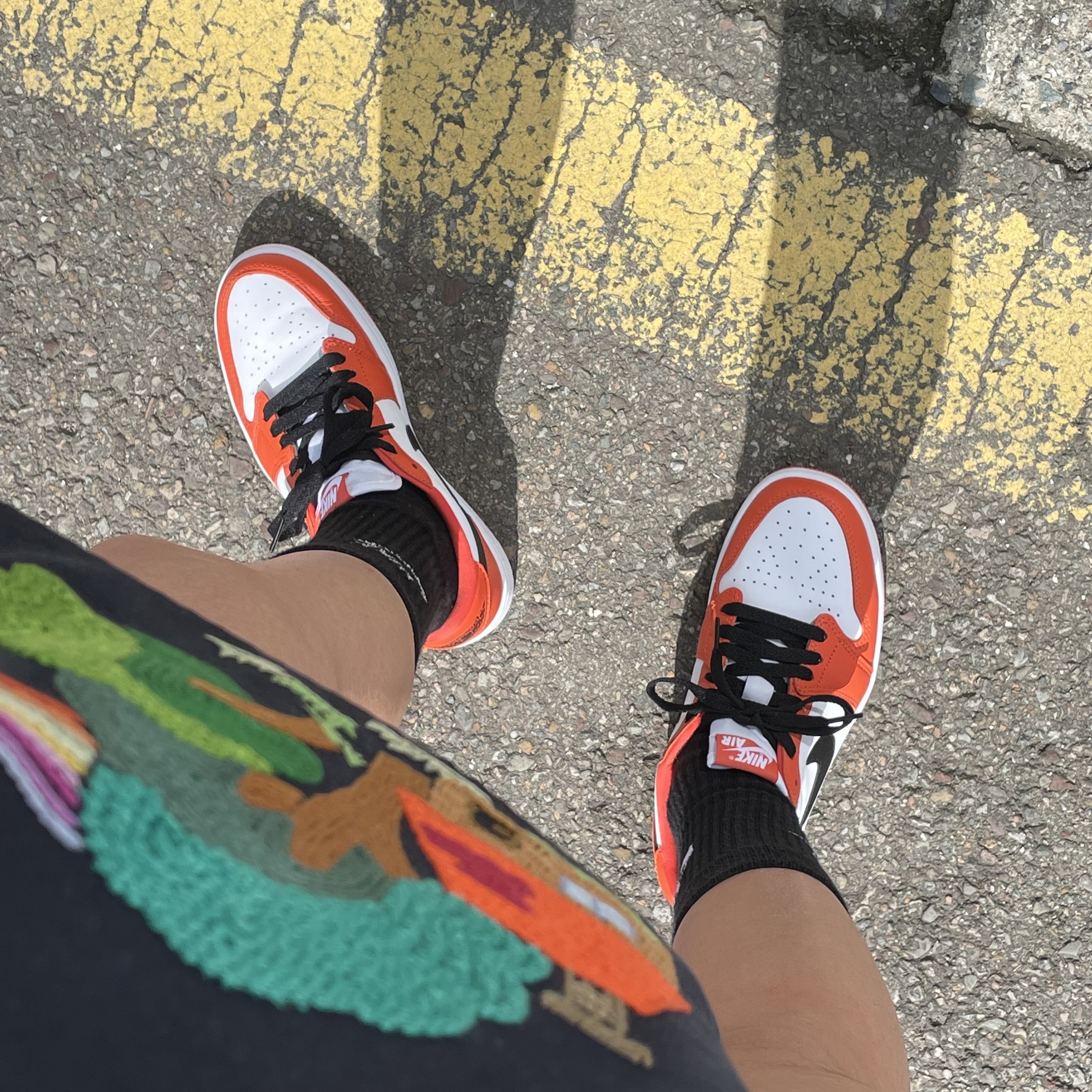 (W) Jordan 1 Low OG Starfish 착용 스타일 - 2