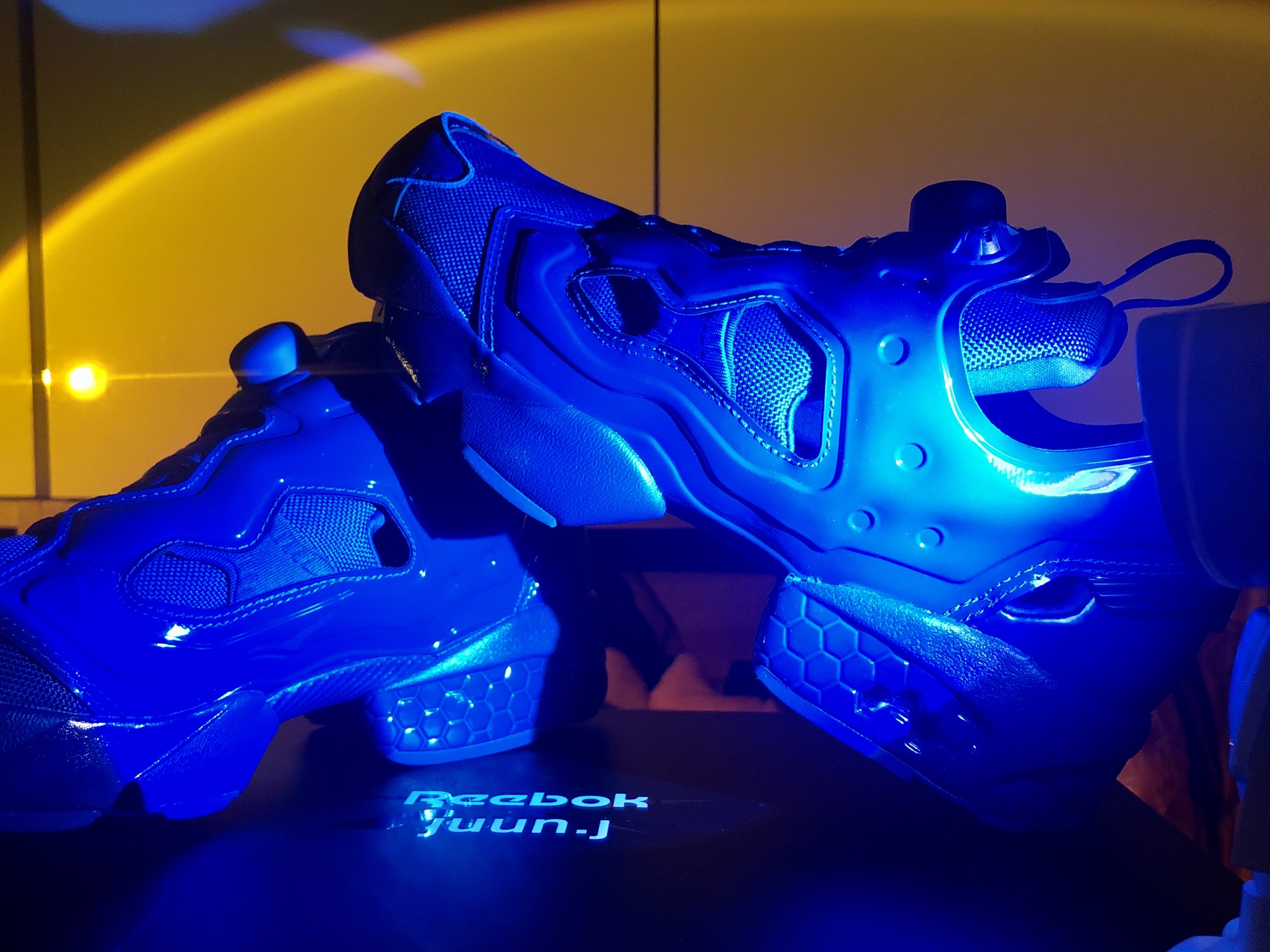 Reebok x Juun.J Instapump Fury OG Blue 착용 스타일