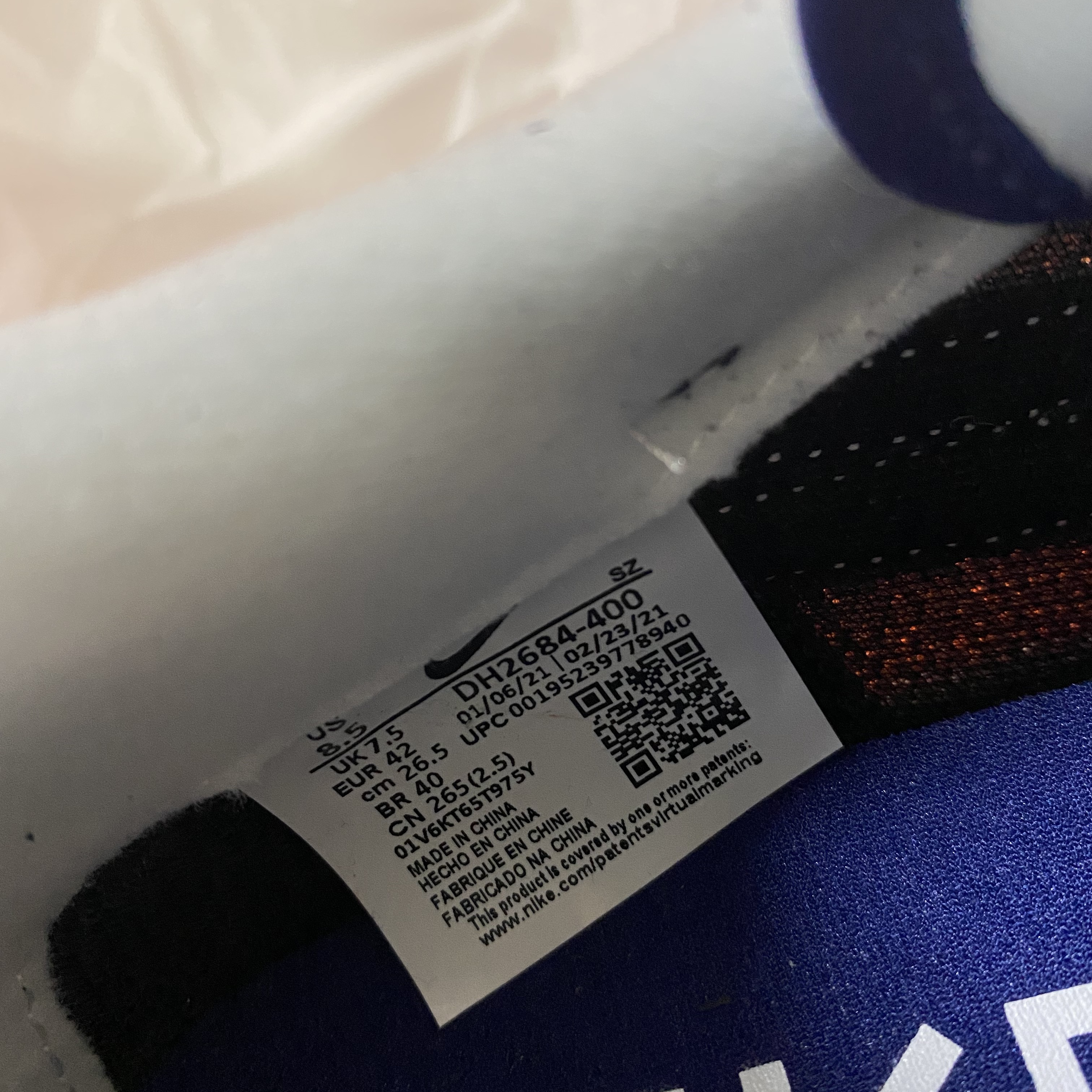 Nike x Sacai x Fragment LDWaffle Blackened Blue 착용 스타일 - 4