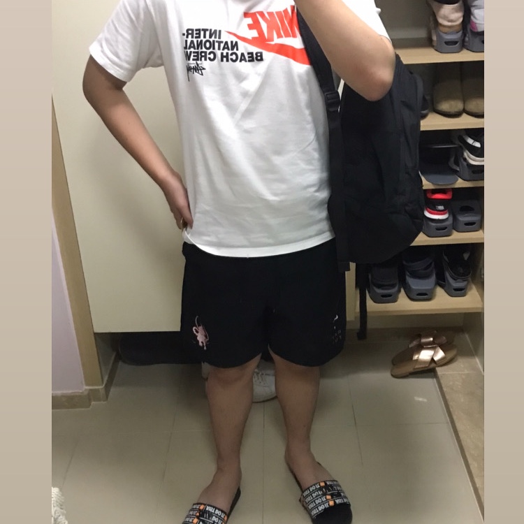 Nike x Stussy International Beach Crew T-Shirt White - Asia 착용 스타일