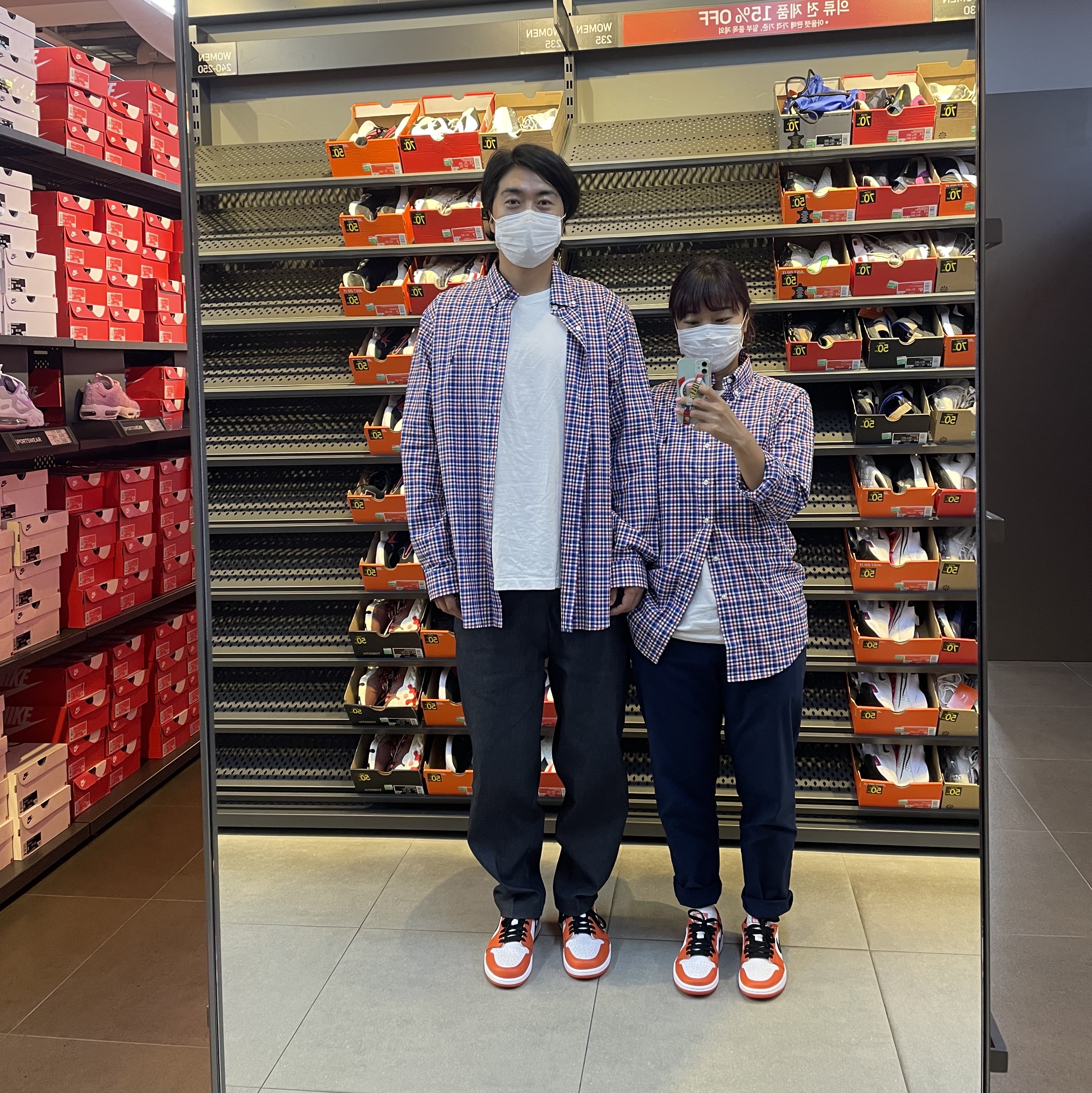 Jordan 1 Low OG Starfish, (W) Jordan 1 Low OG Starfish 착용 스타일