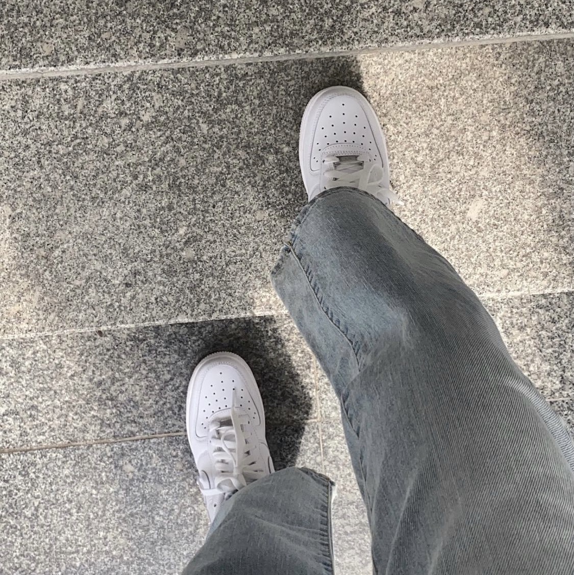 (W) Nike Air Force 1 '07 Low White 착용 스타일