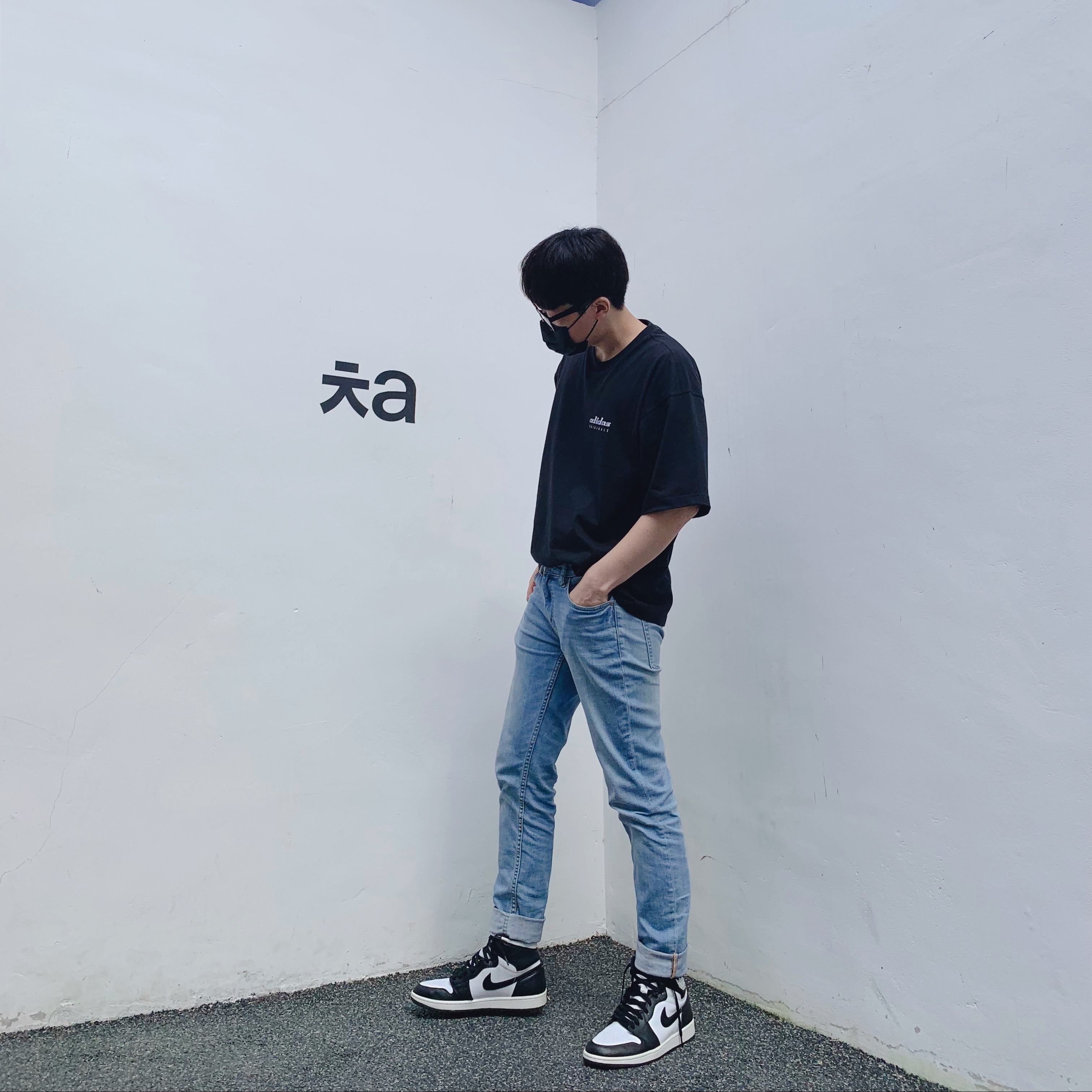 Jordan 1 Retro High OG Black White 2014 착용 스타일