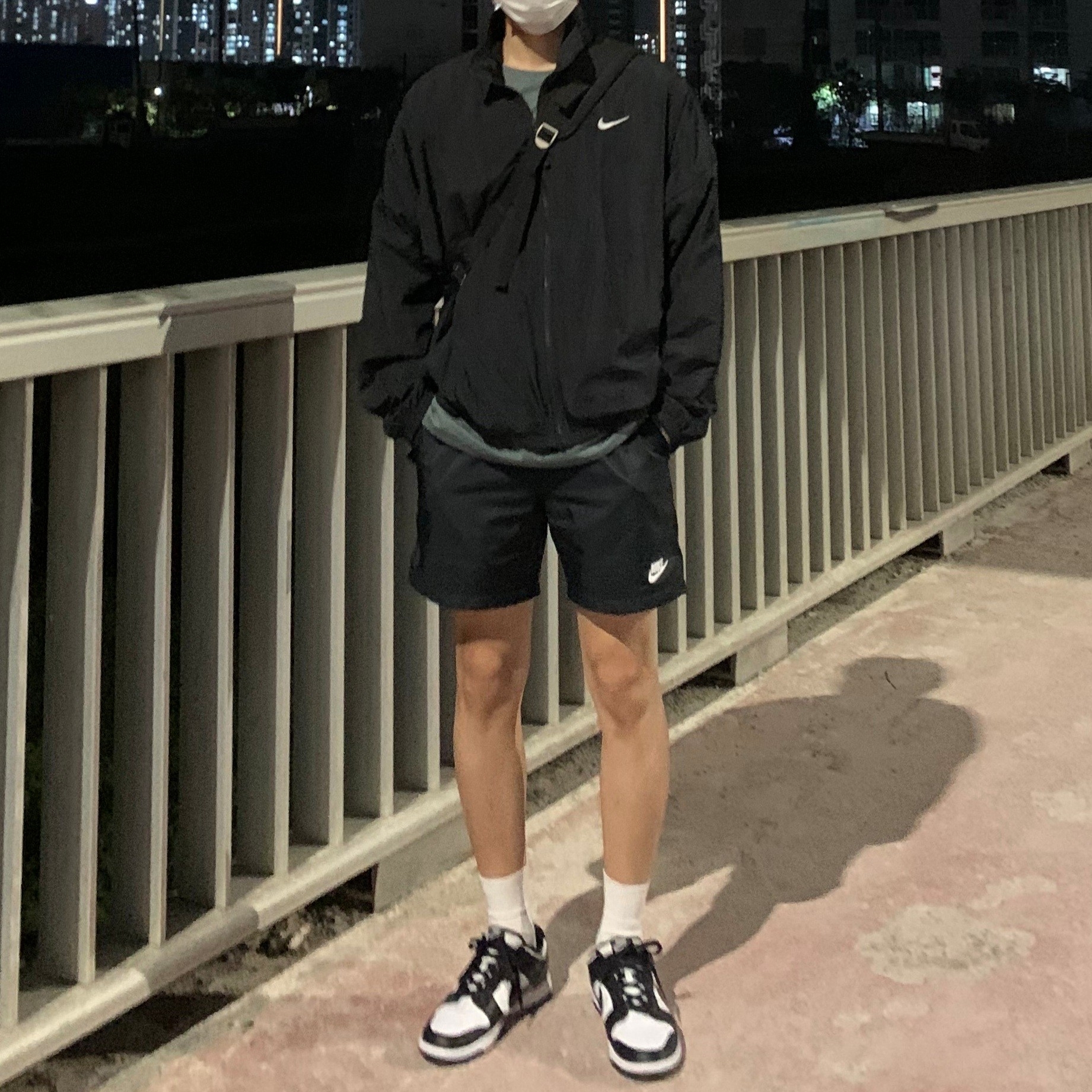 Nike Dunk Low Retro Black 착용 스타일