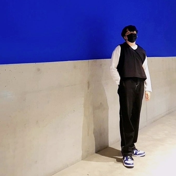 Nike x Ambush Dunk High Deep Royal Blue 착용 스타일