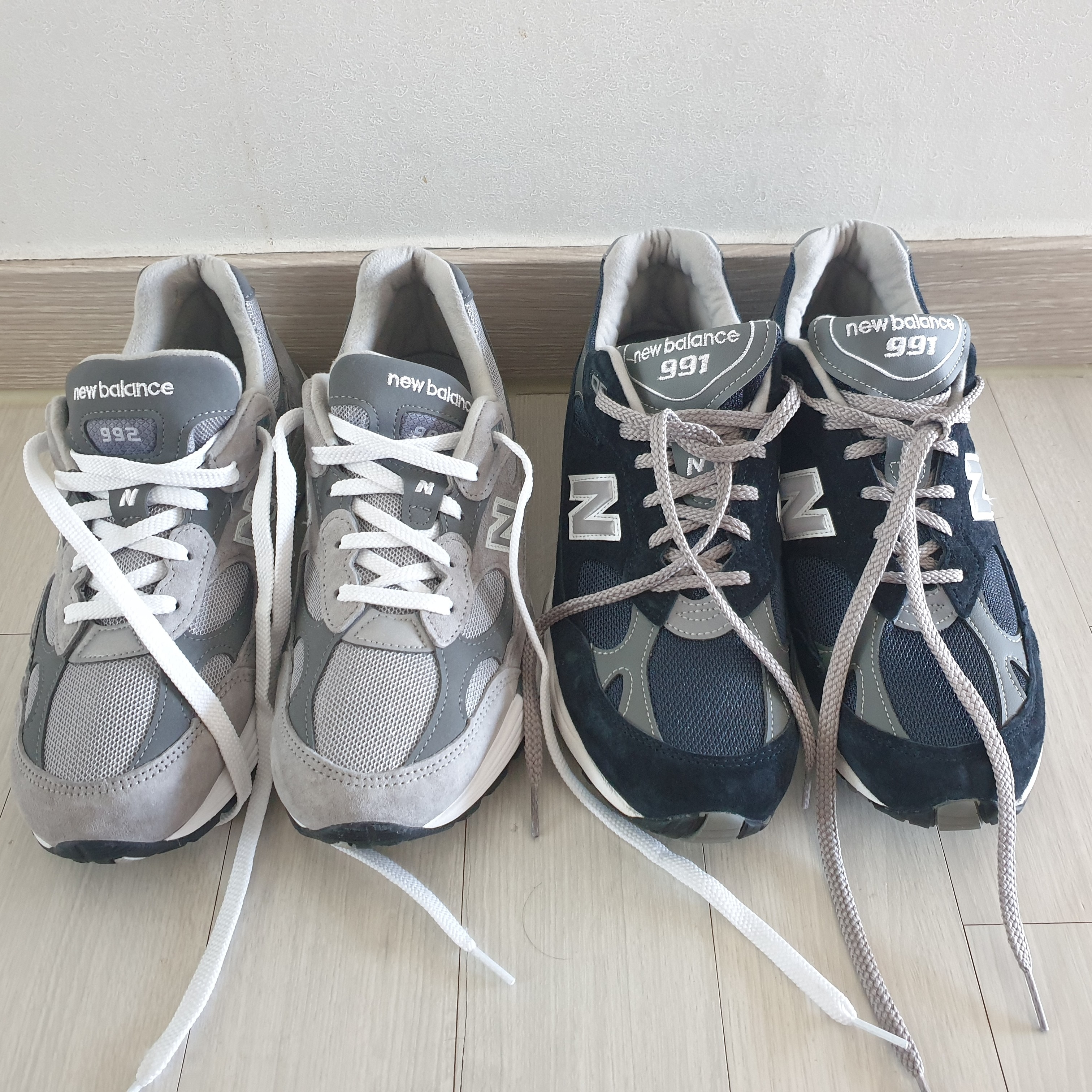 New Balance 991 Made in UK Navy 착용 스타일