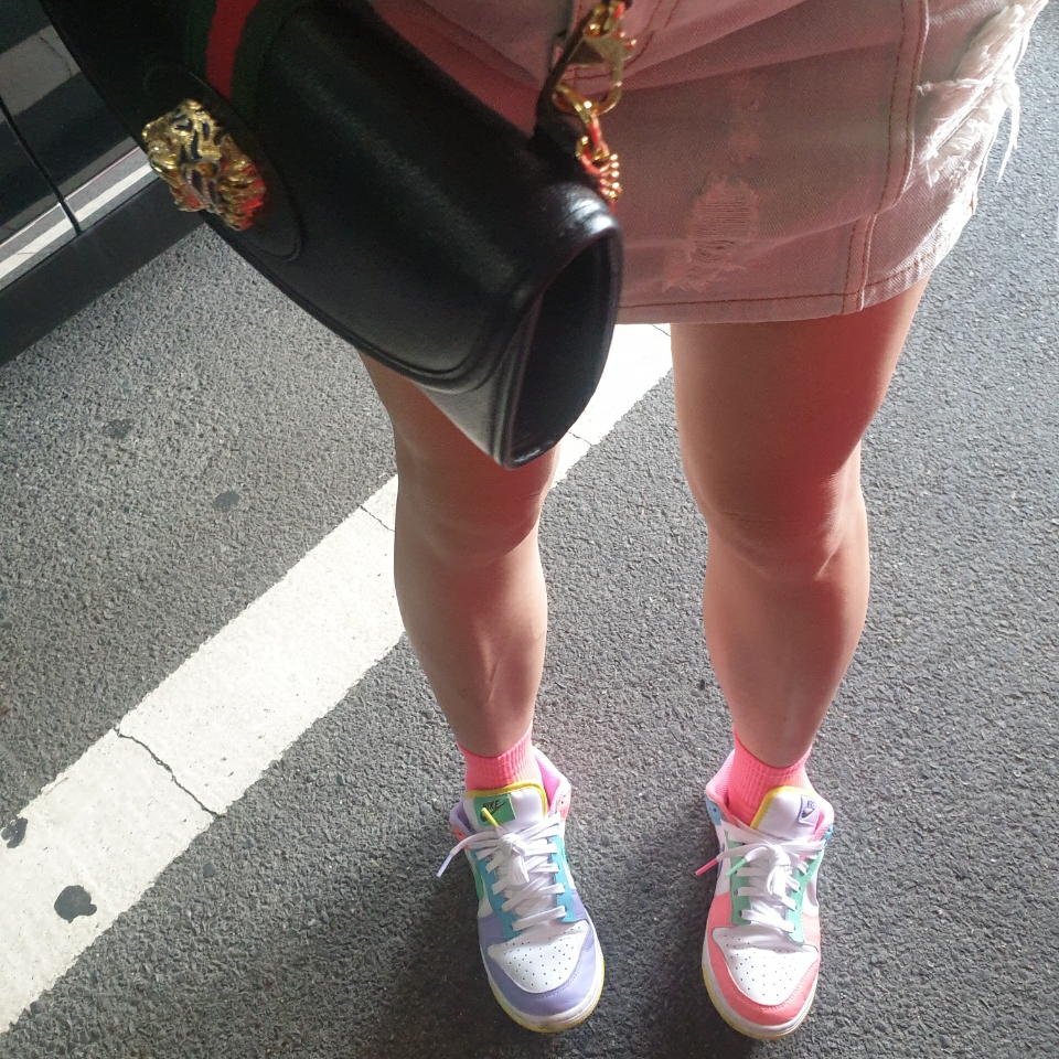 (W) Nike Dunk Low SE Candy 착용 스타일 - 2