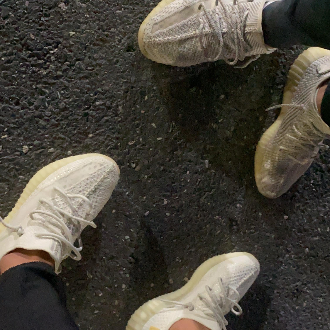 Adidas Yeezy Boost 350 V2 Light, Adidas Yeezy Boost 350 V2 Yeshaya - Non-Reflective 착용 스타일