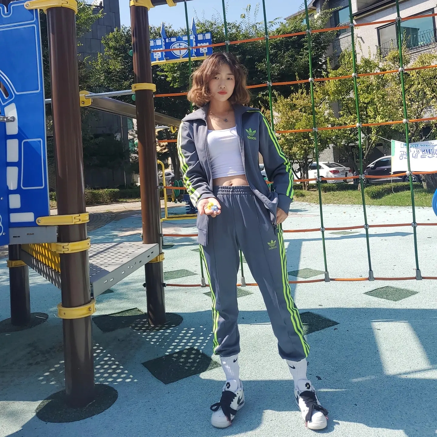 Nike x Peaceminusone Air Force 1 Low Para-Noise 2.0 착용 스타일 - 1