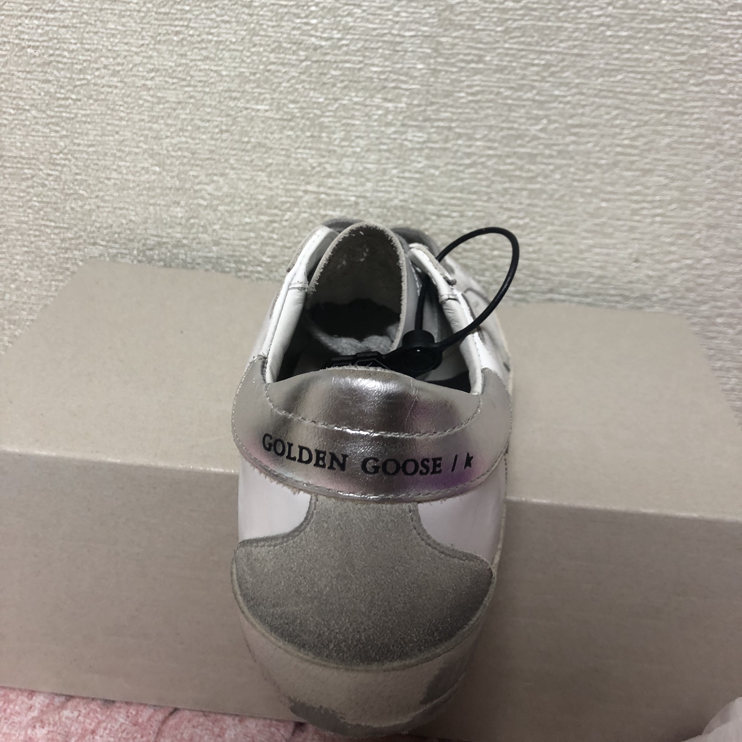 (W) Golden Goose Superstar White Silver Heel Tab Sneakers ์ฐฉ์ฉ ์คํ์ผ - 5