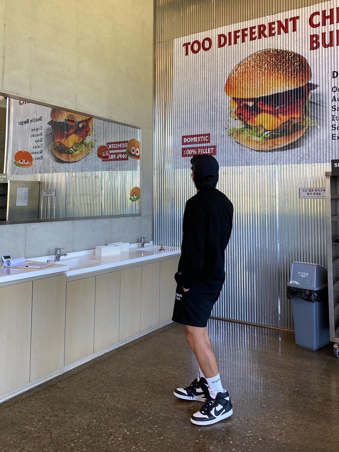 Nike x Ambush Dunk High Black, Supreme x Timberland Camp Cap Black - 21SS 착용 스타일 - 2