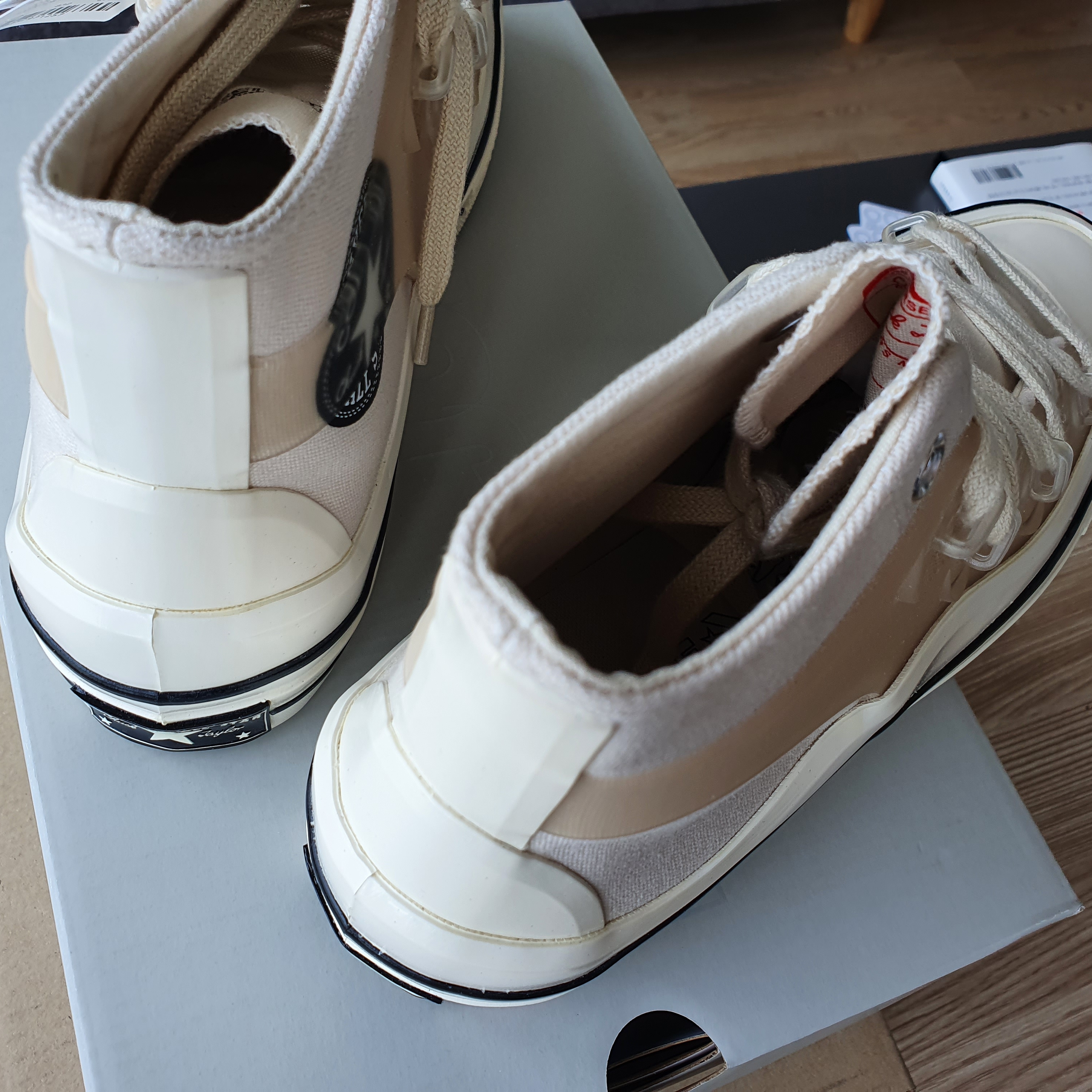 Converse x Kim Jones Chuck 70 Utility Wave High Natural Ivory 착용 스타일 - 4