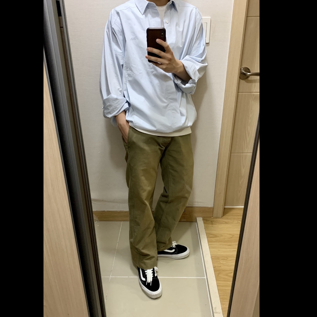 Vans Vault OG Old Skool LX Black 착용 스타일