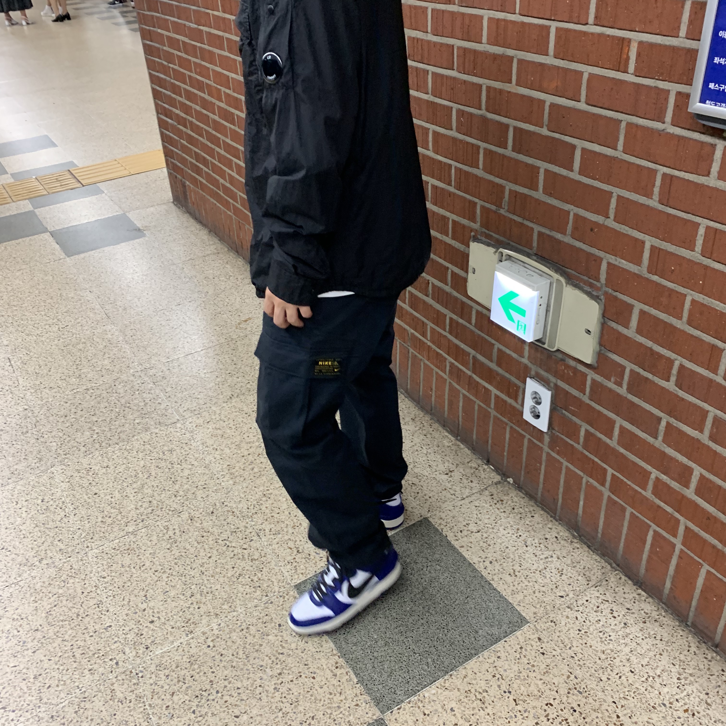 Nike x Ambush Dunk High Deep Royal Blue 착용 스타일