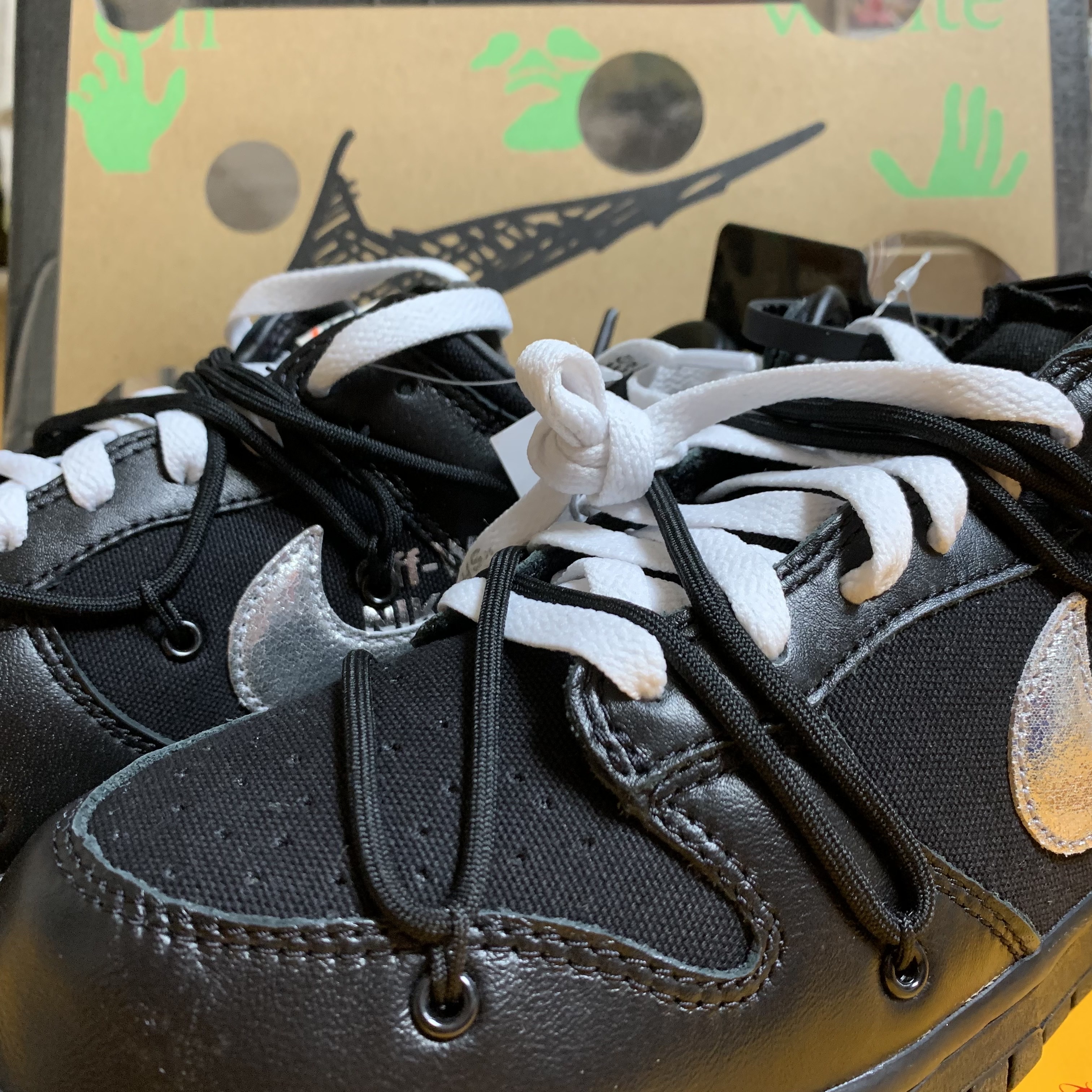 Nike x Off-White Dunk Low The 50 - Lot 50 착용 스타일 - 1