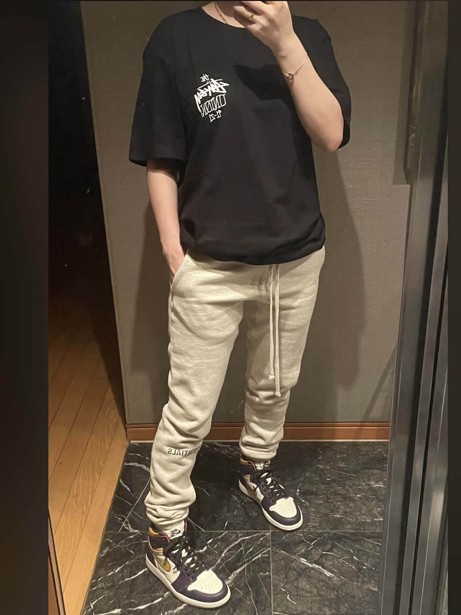 Stussy x Union Roller Disco T-Shirt Black, Jordan 1 Retro High OG Defiant SB LA to Chicago 착용 스타일 - 1