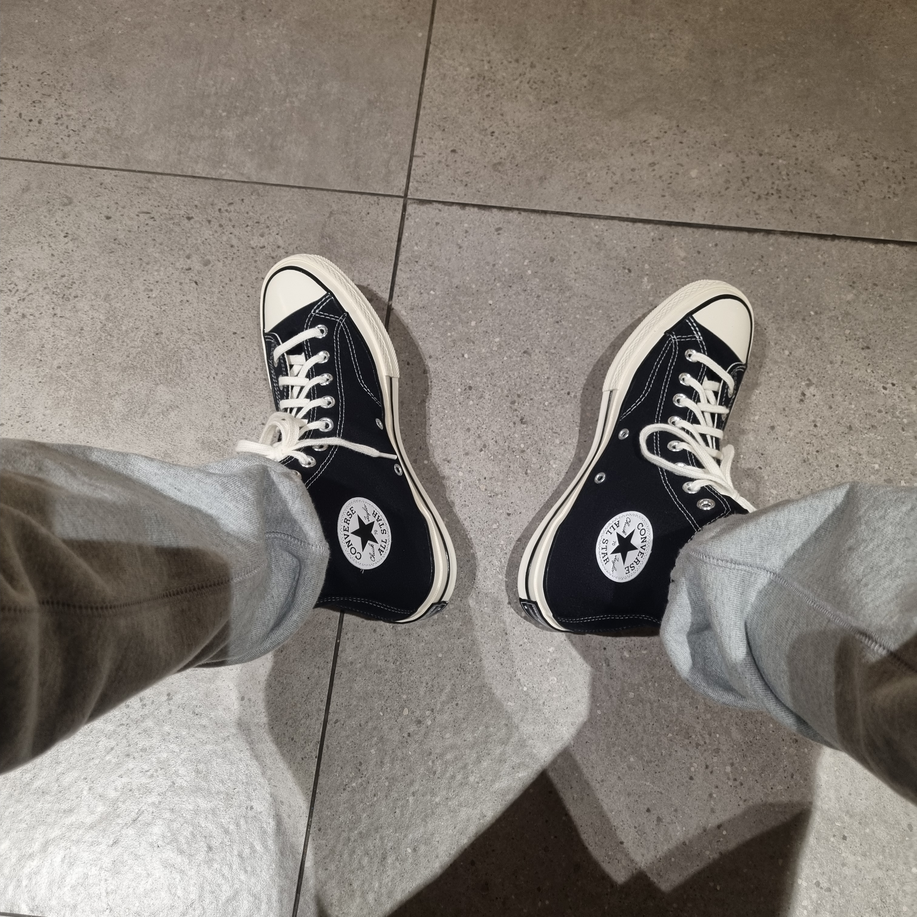 Converse Chuck 70 Hi Black 착용 스타일