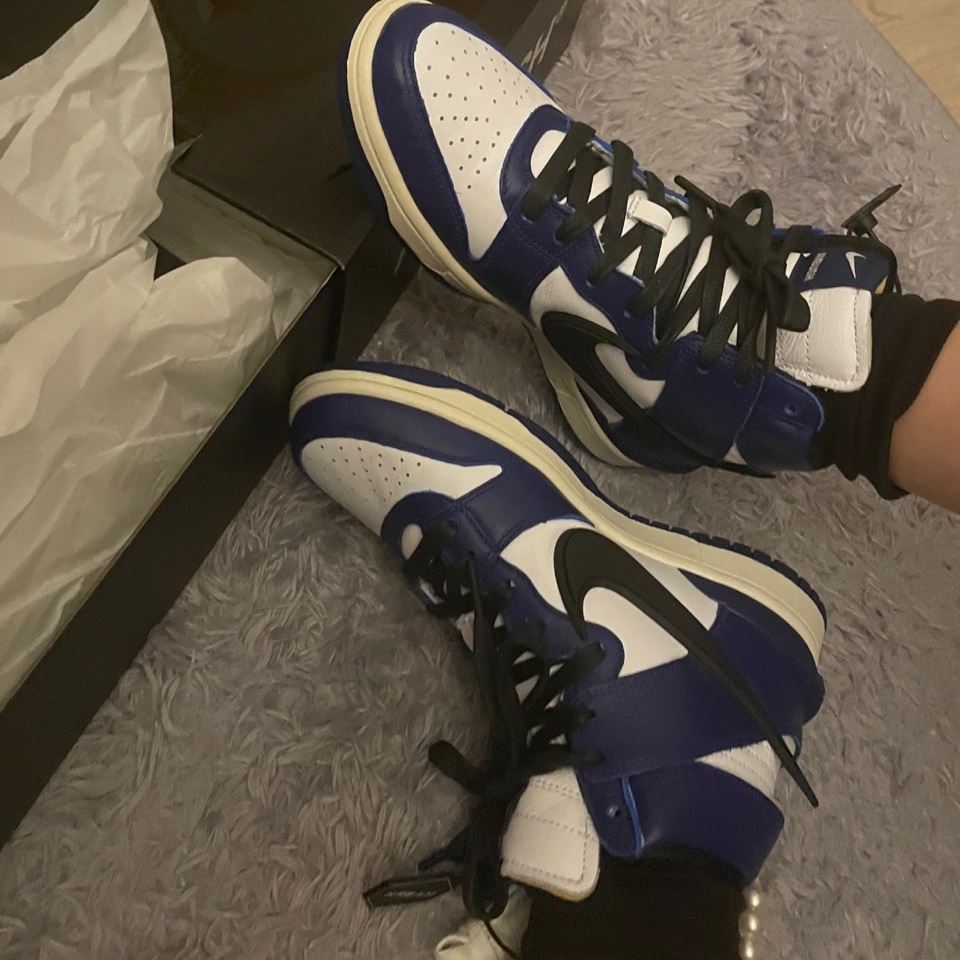 Nike x Ambush Dunk High Deep Royal Blue 착용 스타일
