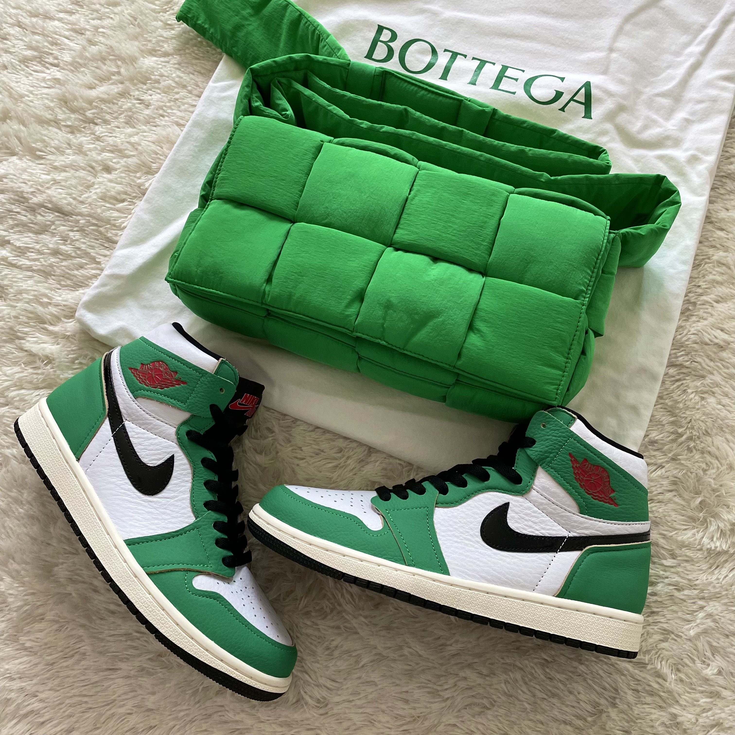 (W) Jordan 1 Retro High OG Lucky Green 착용 스타일