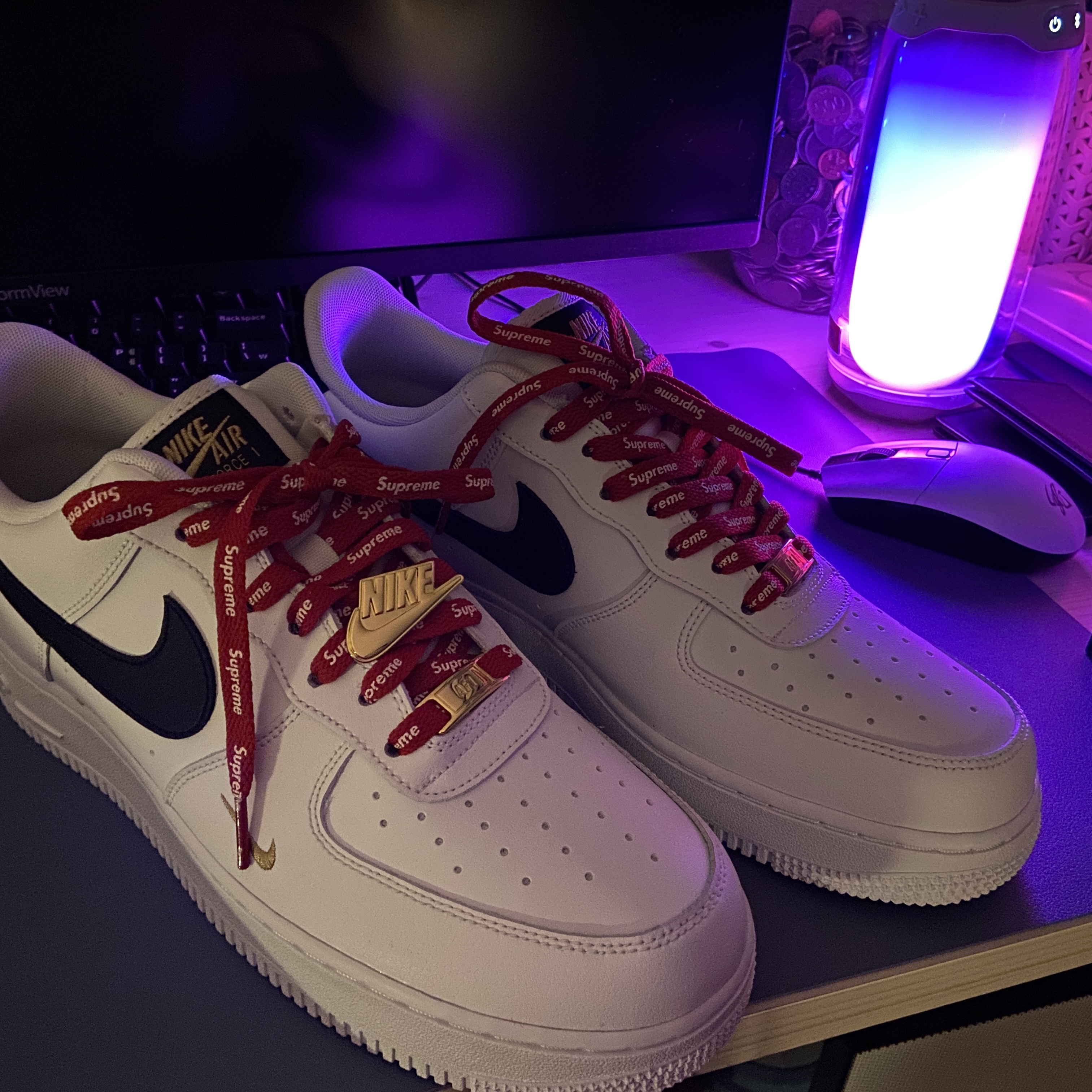 (W) Nike Air Force 1 '07 Essential White Black 착용 스타일