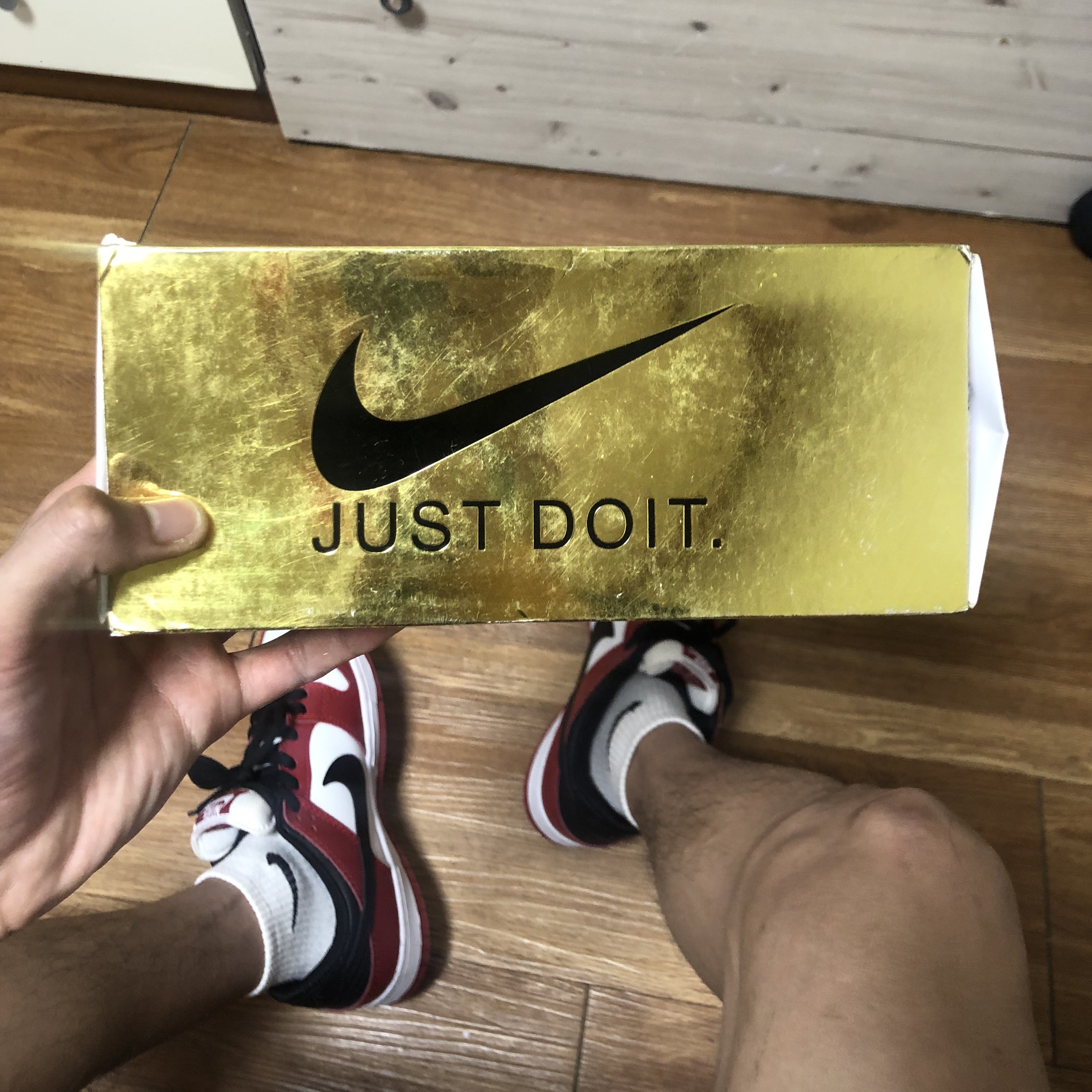 Nike x Ambush Dunk High Black ์ฐฉ์ฉ ์คํ์ผ - 5