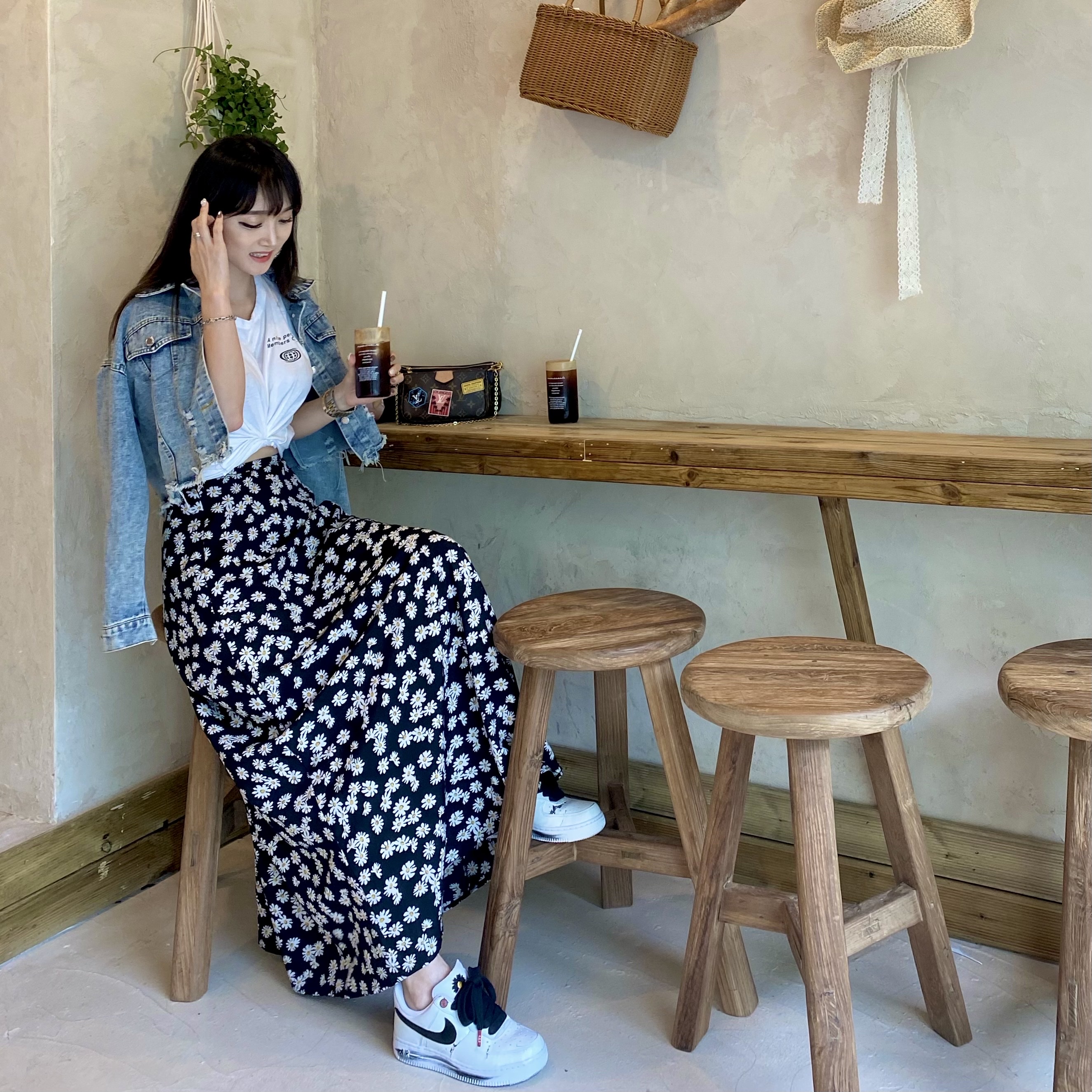 Nike x Peaceminusone Air Force 1 Low Para-Noise 2.0 착용 스타일 - 2