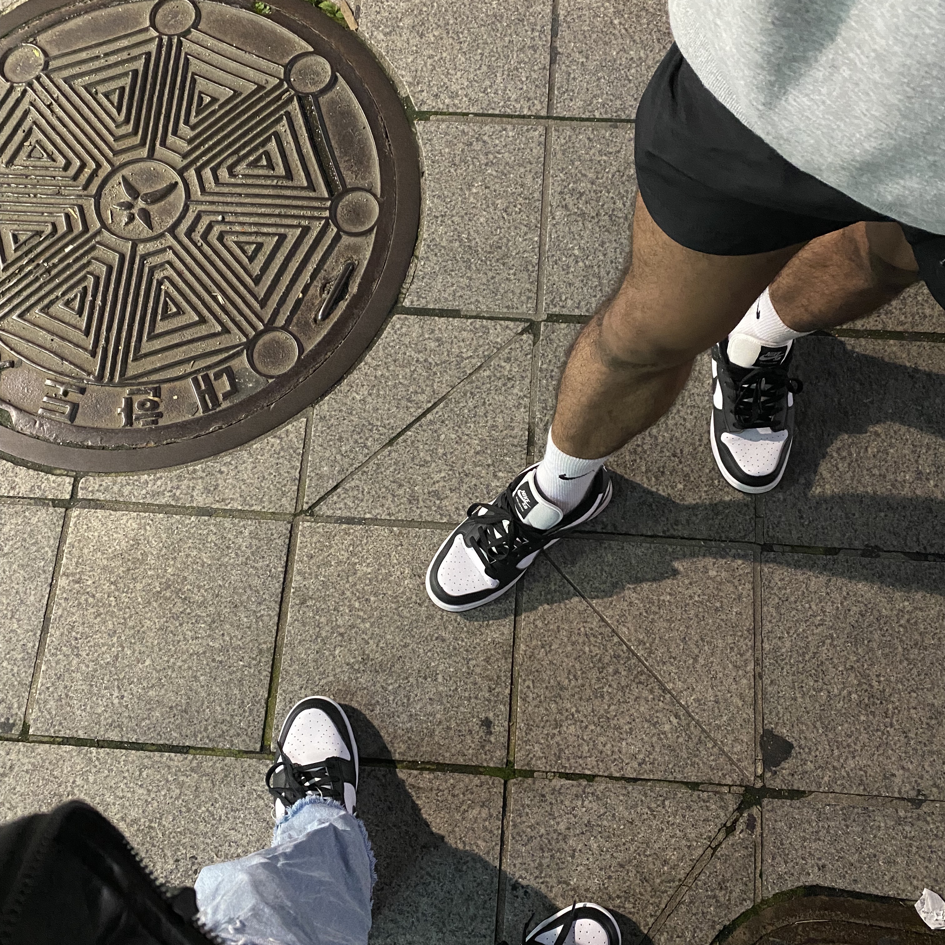 Nike Dunk Low Retro Black, Nike SB Dunk Low Pro Court Purple 착용 스타일