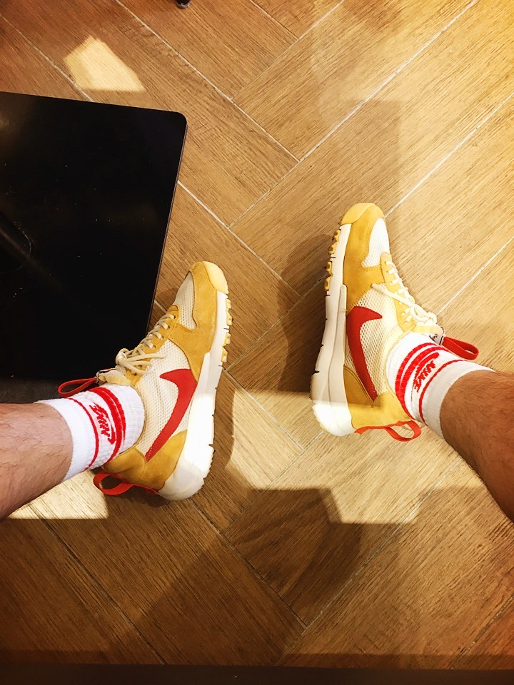 Nike x Tom Sachs Mars Yard Shoe 2.0 Space Camp, (TD) Nike x Tom Sachs Mars Yard 착용 스타일 - 4