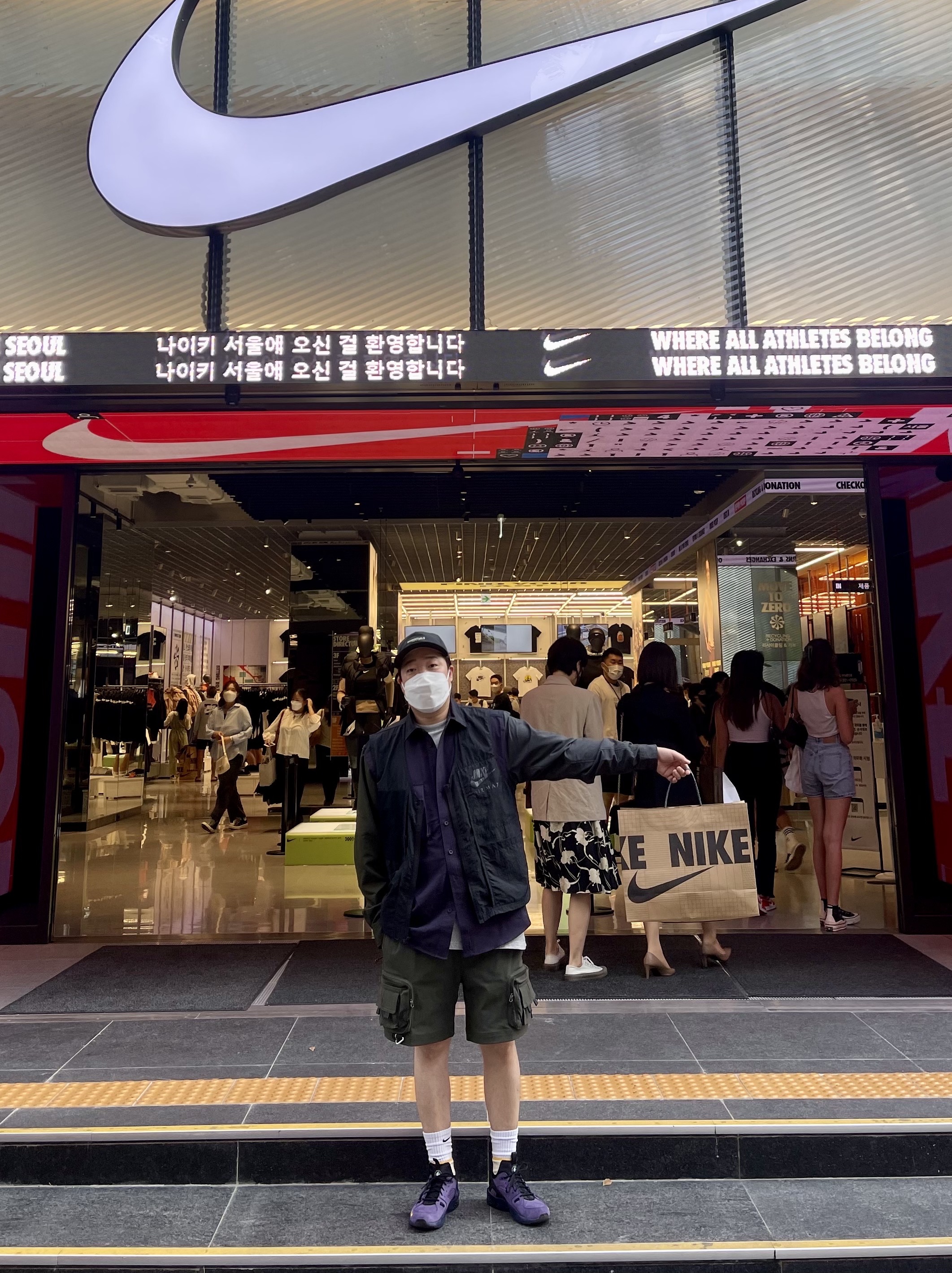 Nike ACG Air Mowabb Gravity Purple, Nike ACG Devastation Trail Work Shirt Cave Purple - Asia 착용 스타일
