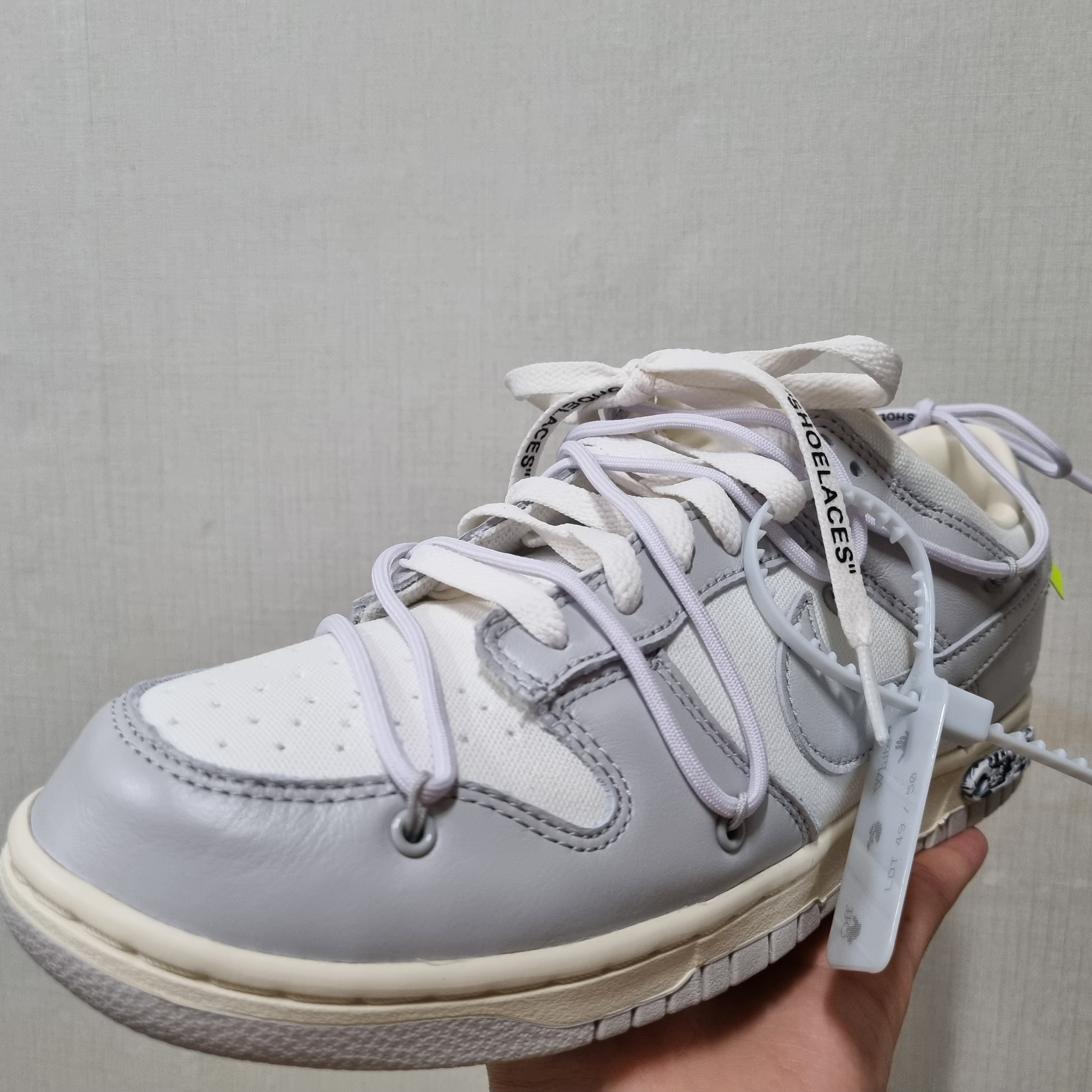 Nike x Off-White Dunk Low The 50 - Lot 49 착용 스타일 - 3