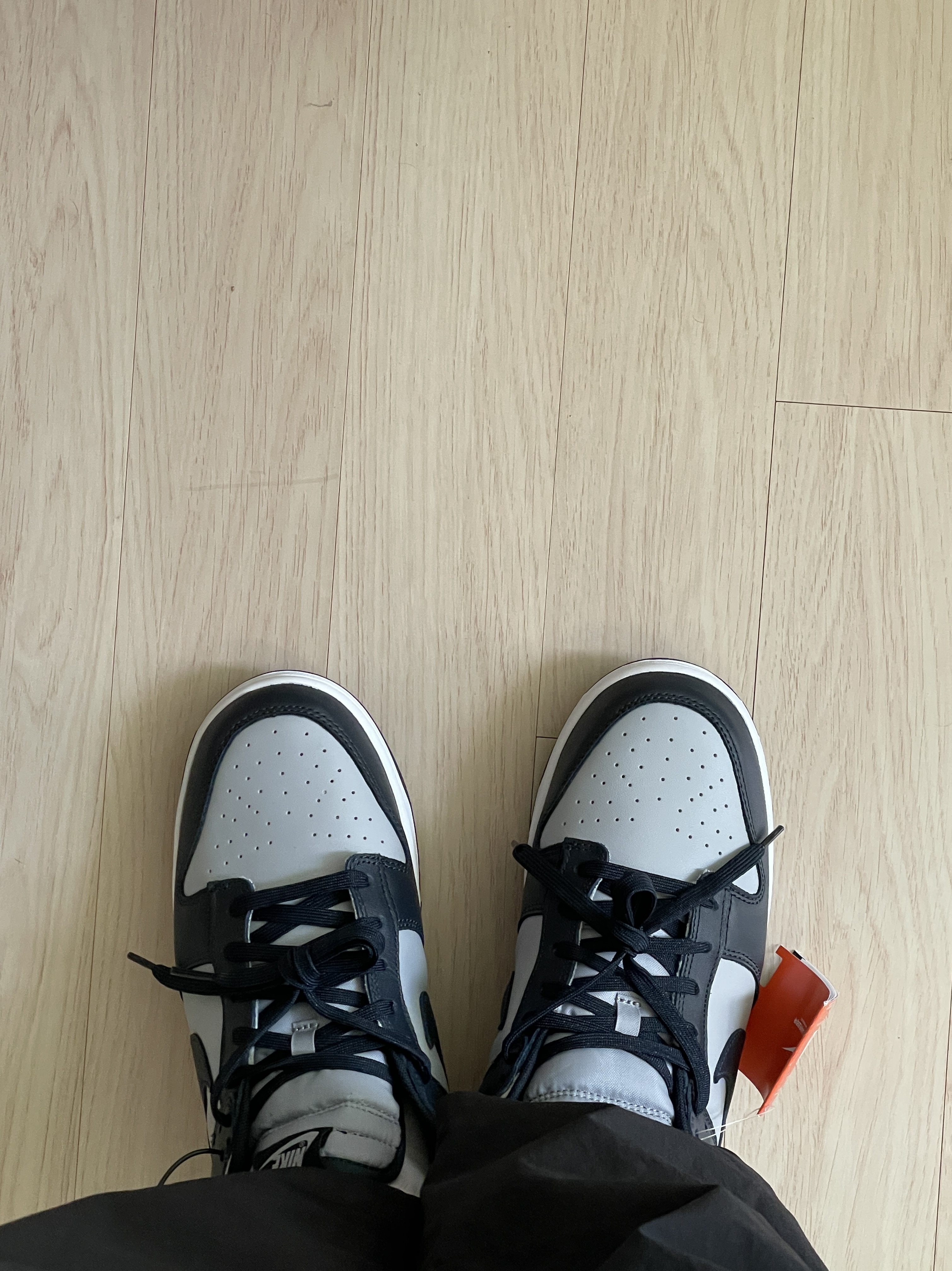 Nike Dunk Low Retro Championship Grey 착용 스타일